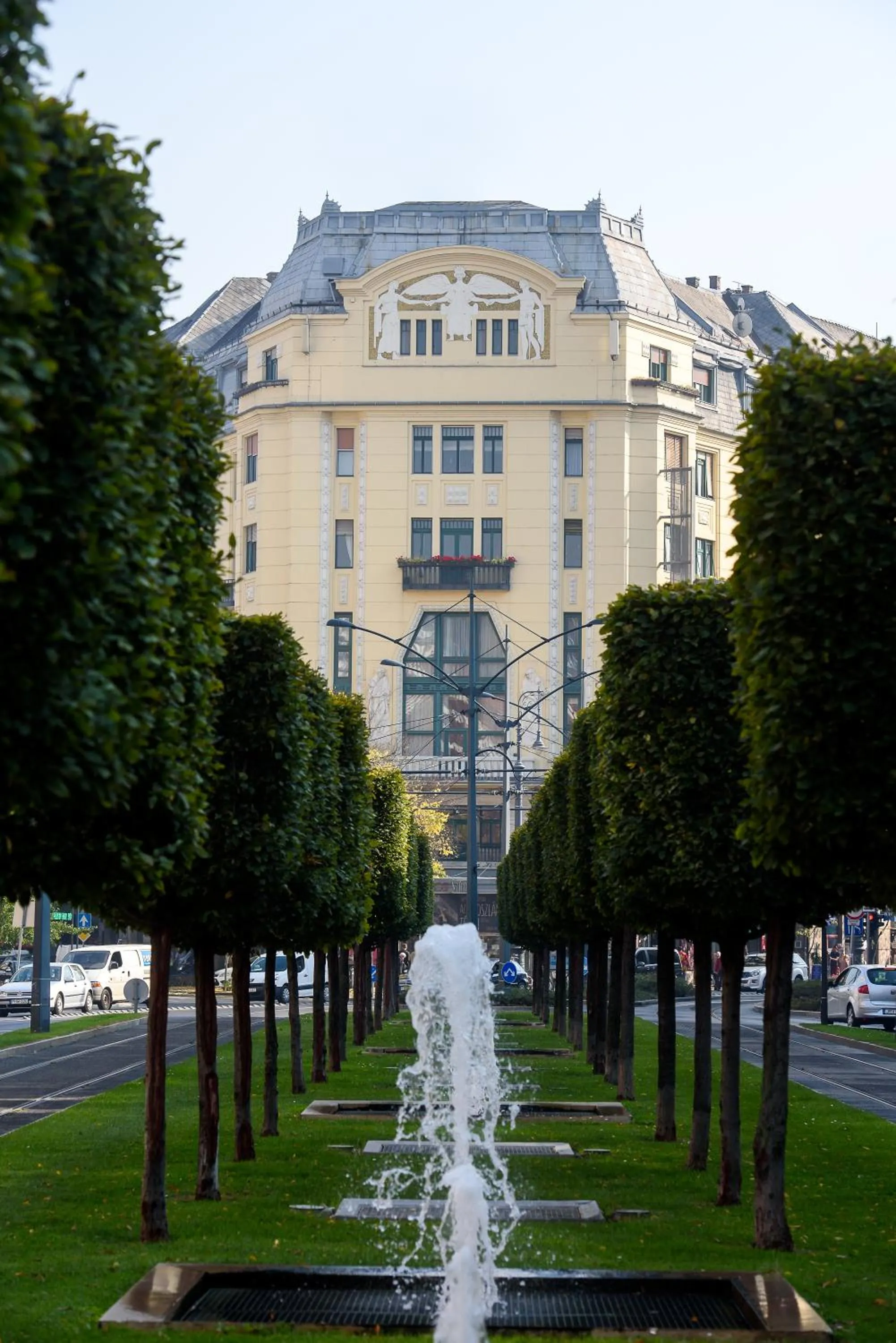 Facade/entrance in Karoly Corner Residences