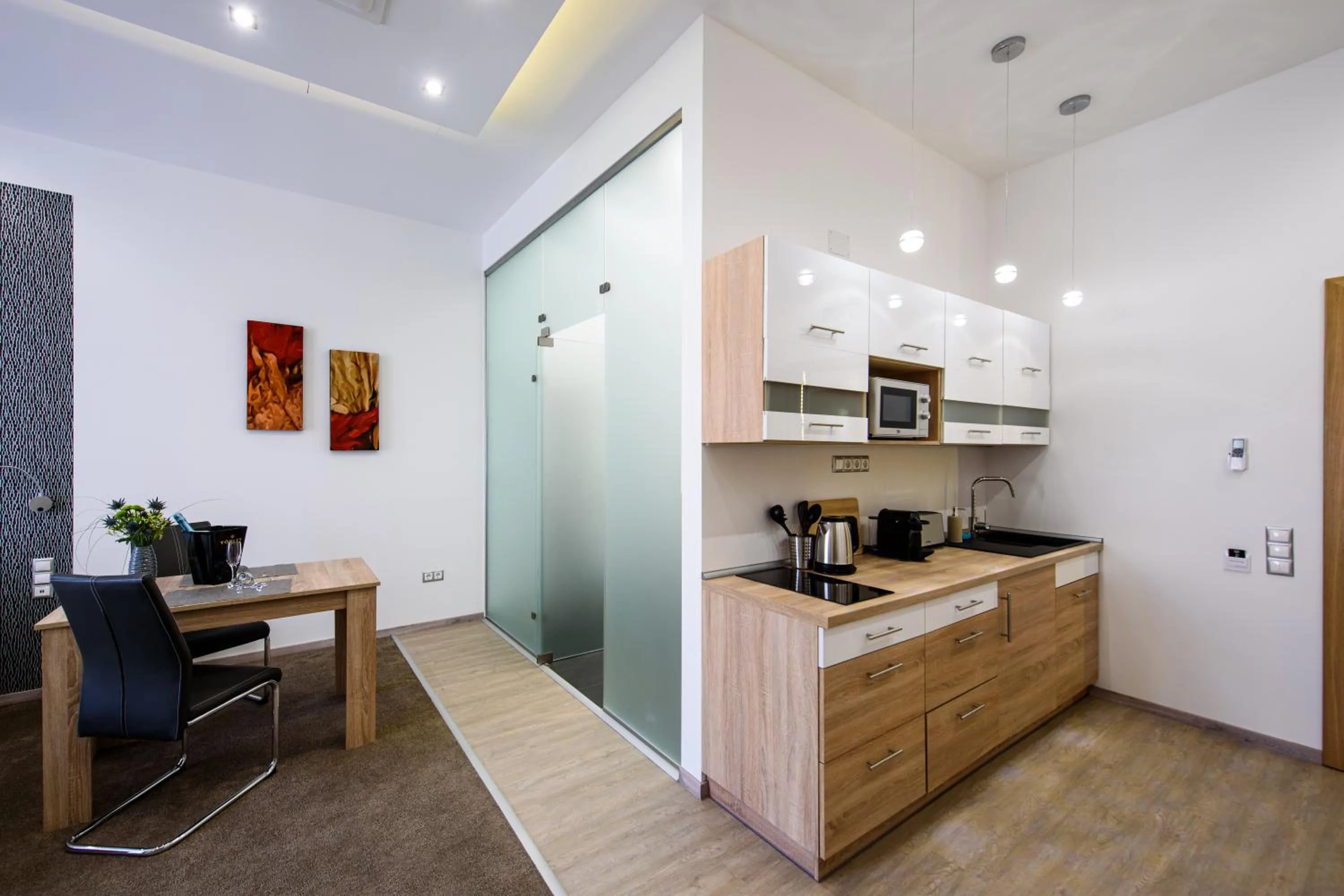 Living room in Karoly Corner Residences