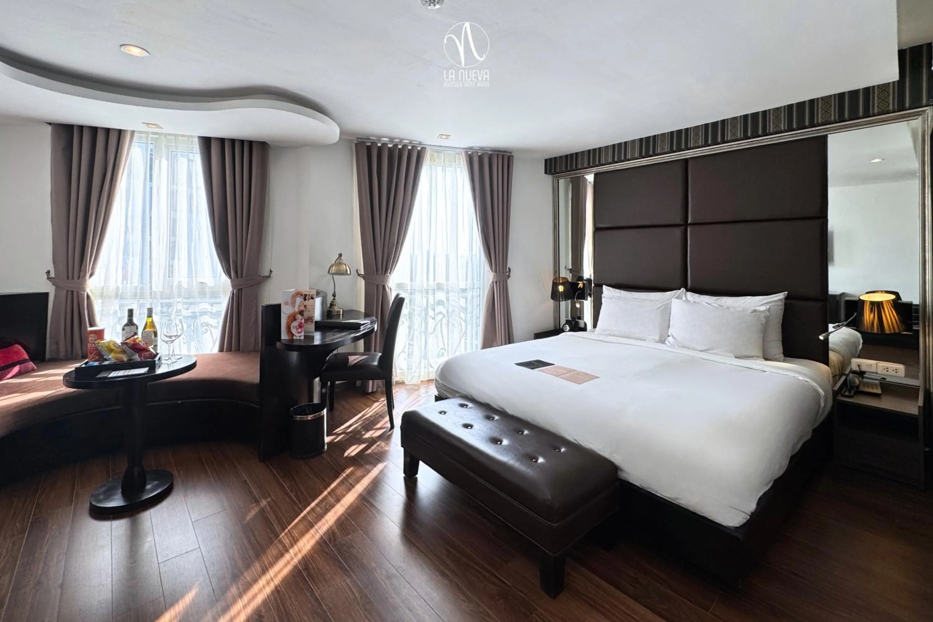 Photo of the whole room, Bed in La Nueva Boutique Hotel Hanoi & Spa
