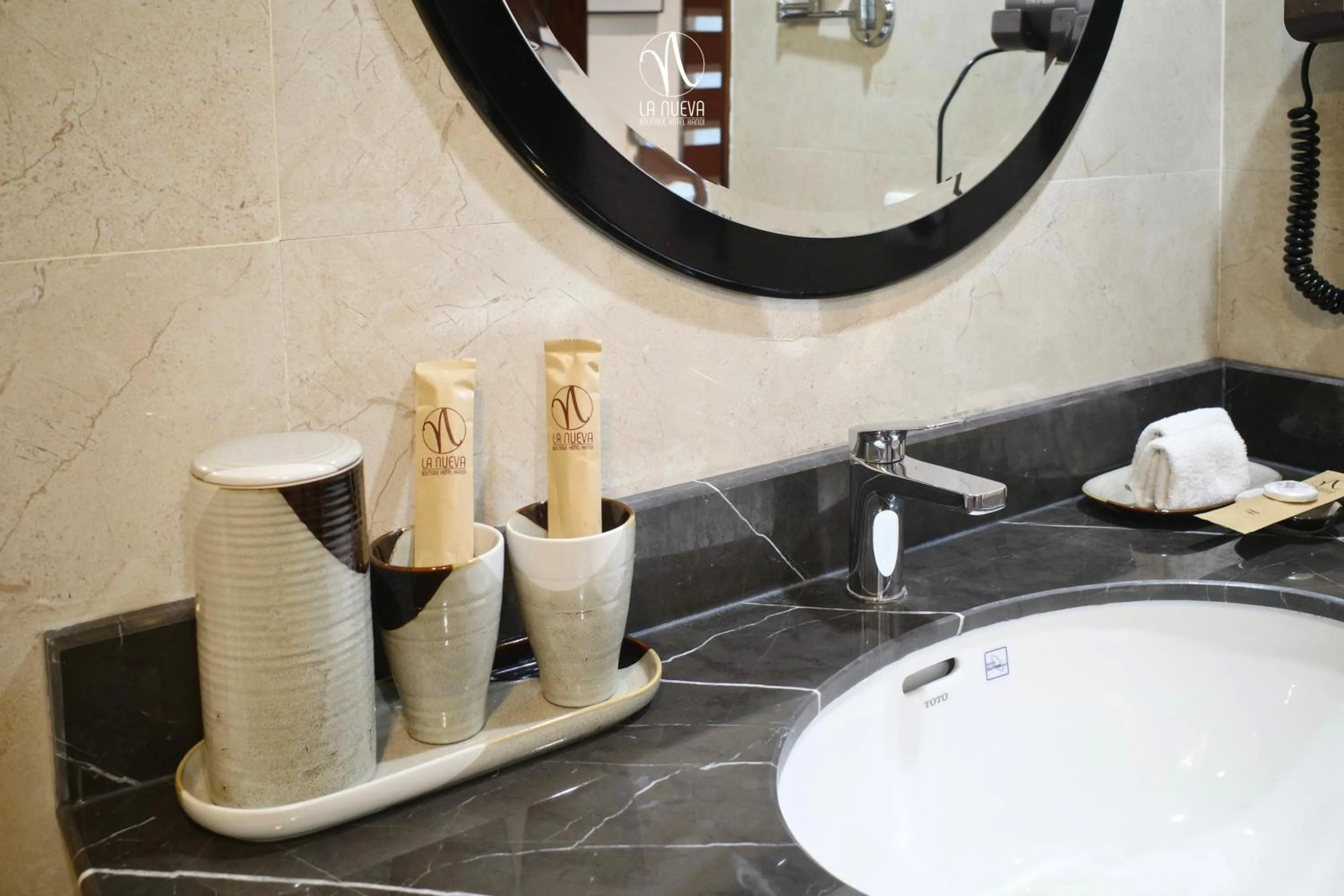 Toilet in La Nueva Boutique Hotel Hanoi & Spa