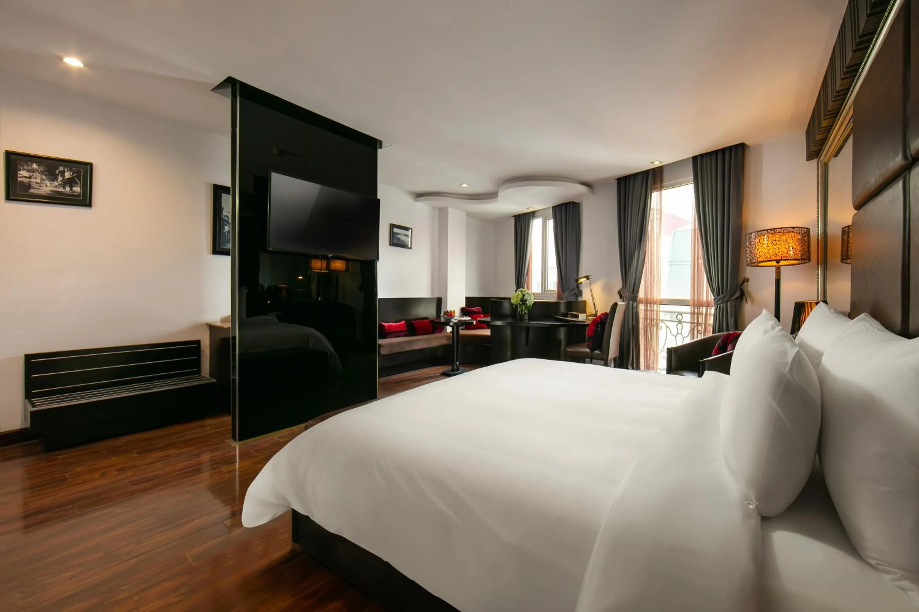 Photo of the whole room, Bed in La Nueva Boutique Hotel Hanoi & Spa