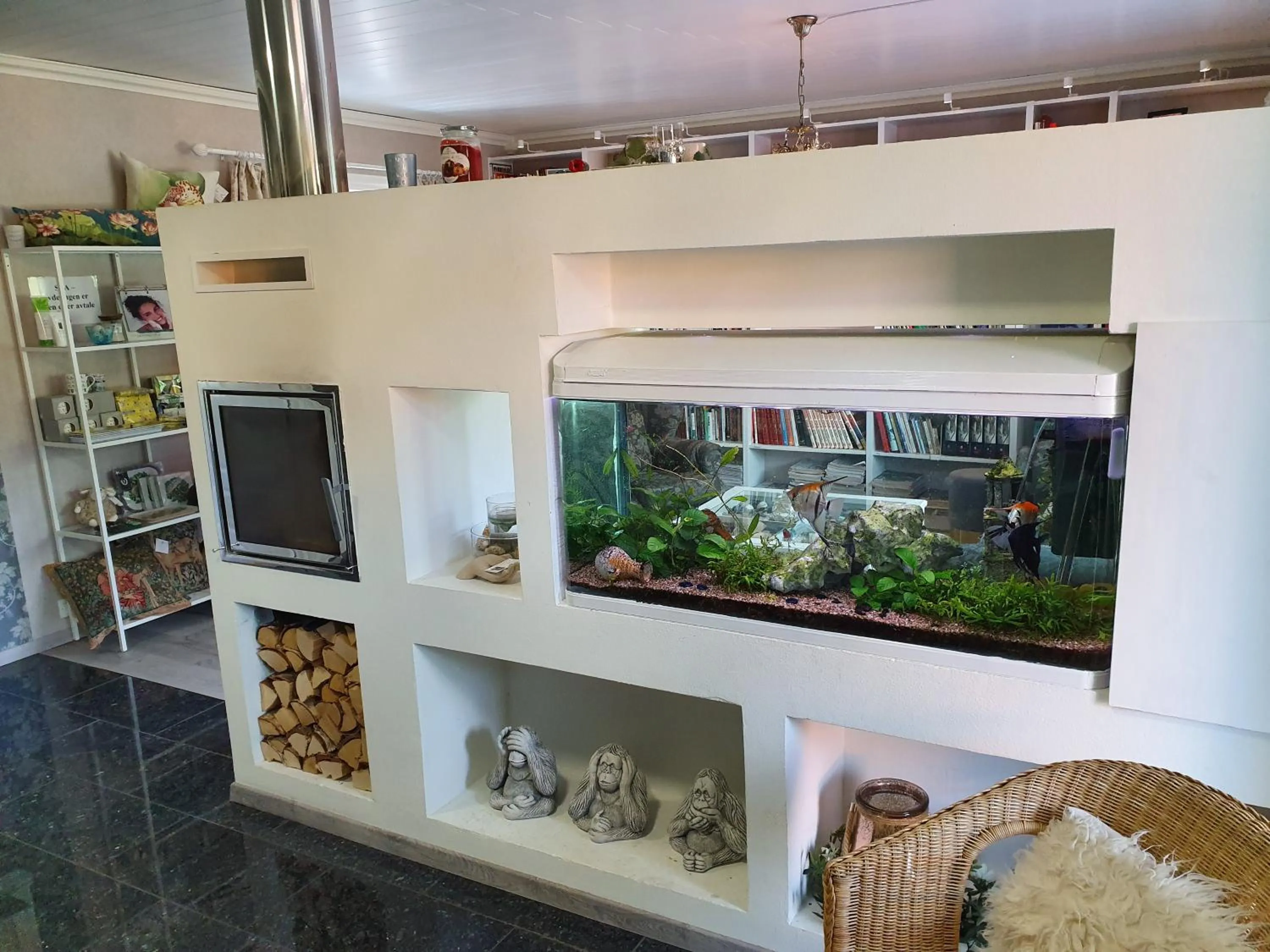 Lobby or reception in Solheim Overnatting