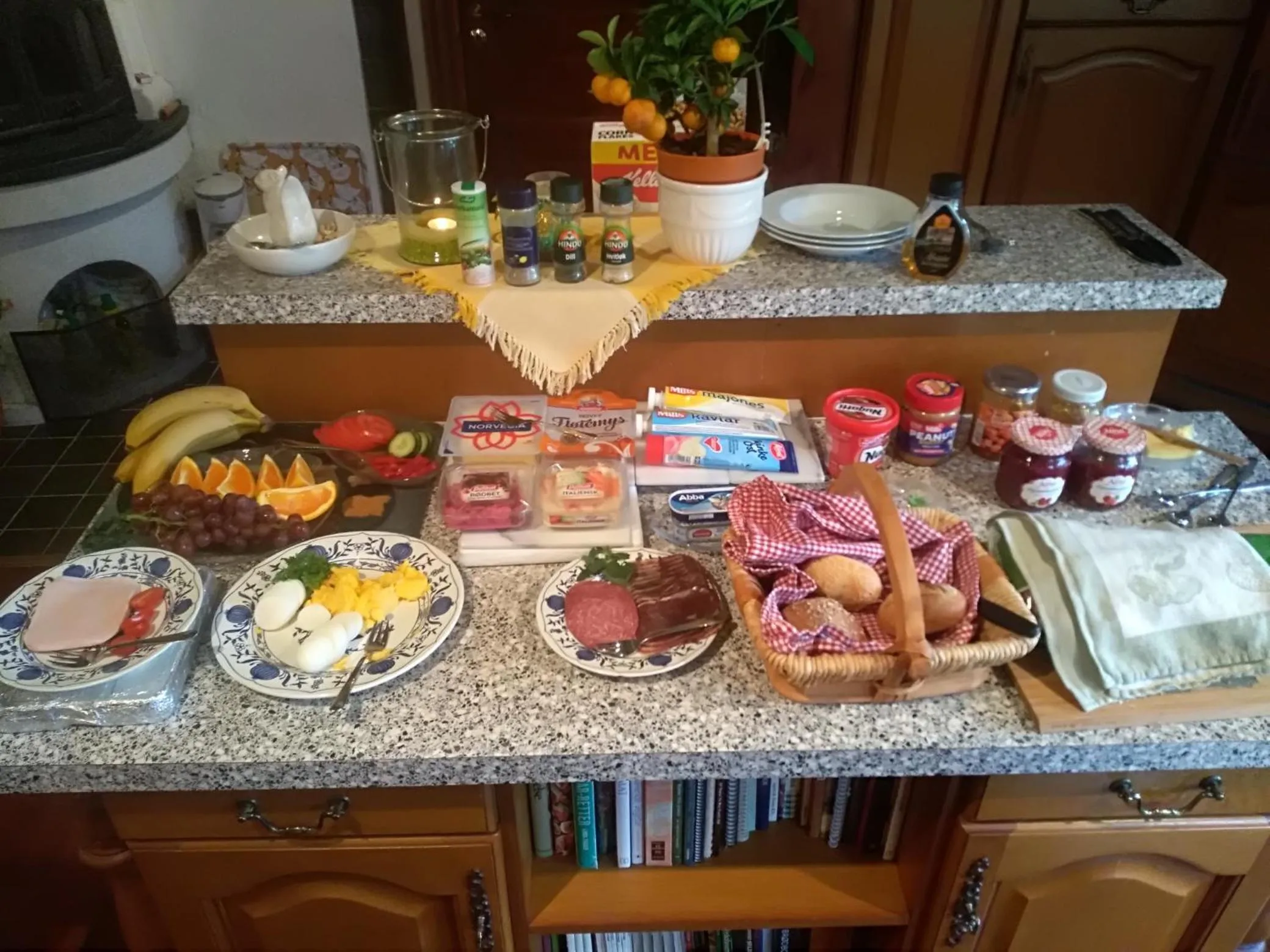 Food close-up in Solheim Overnatting