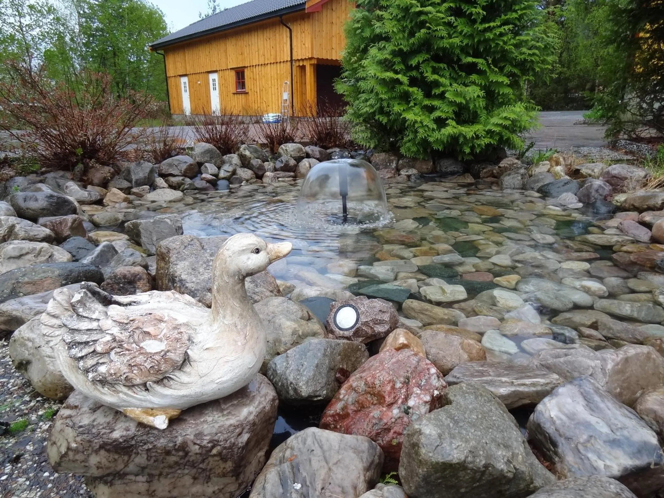 Garden in Solheim Overnatting