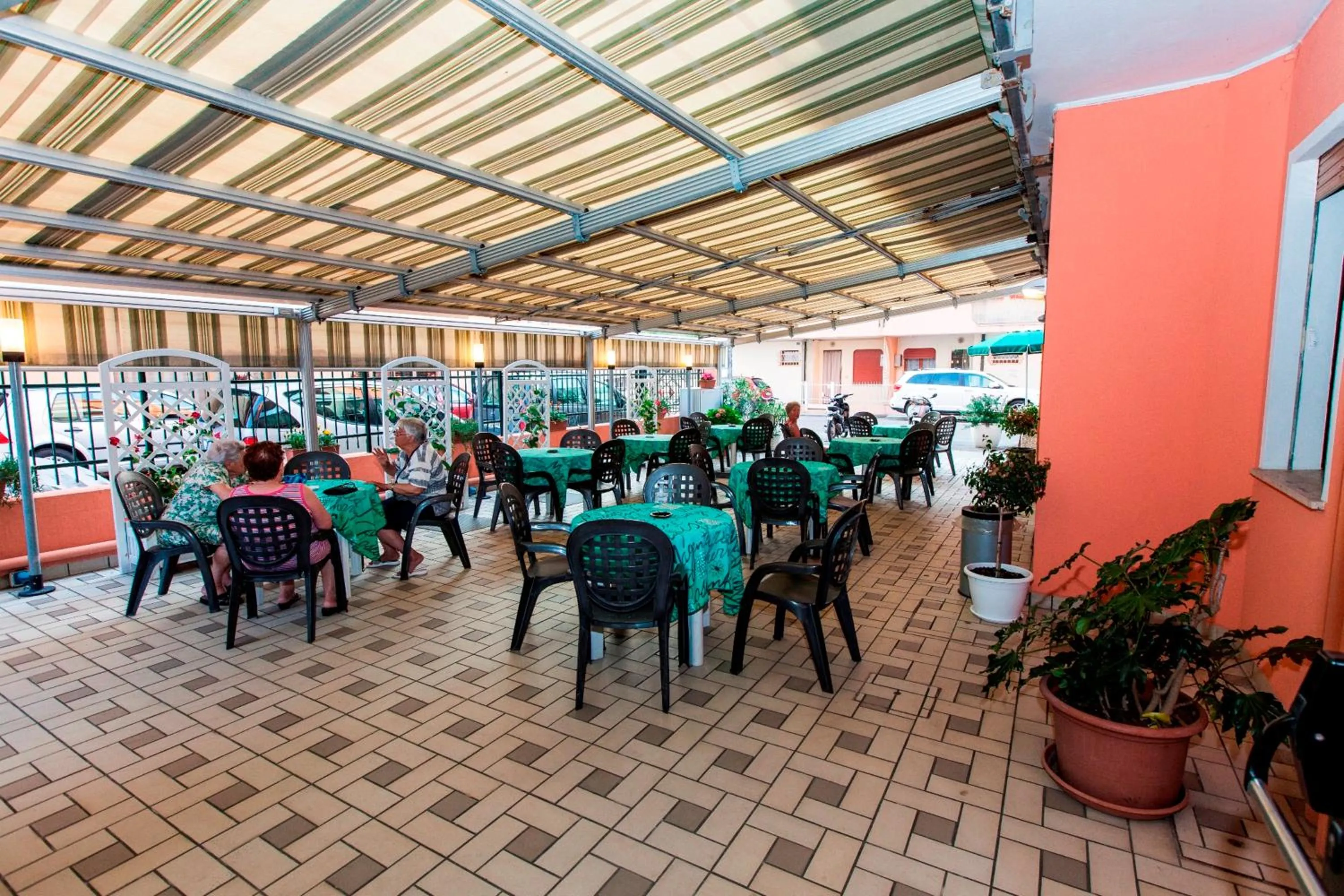 Patio in Hotel Europeo