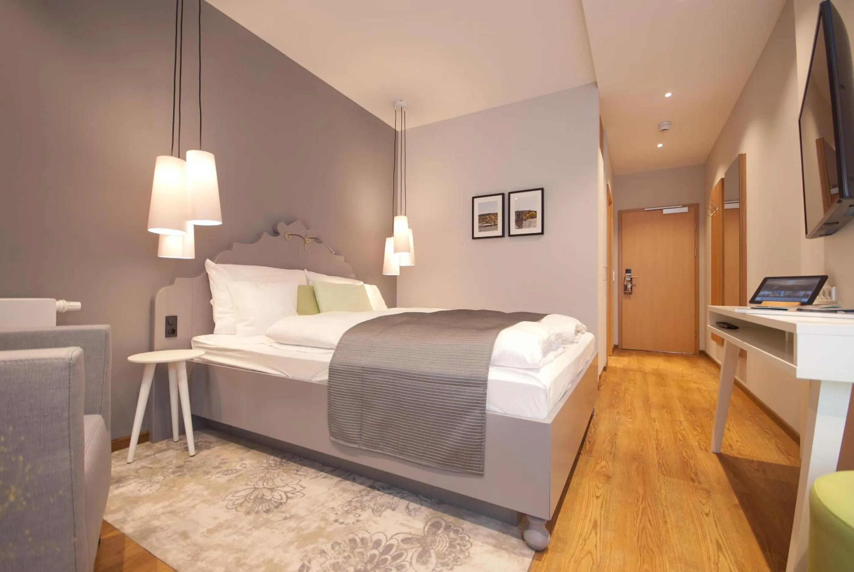 Photo of the whole room, Bed in Hotel Restaurant zur Marienburg