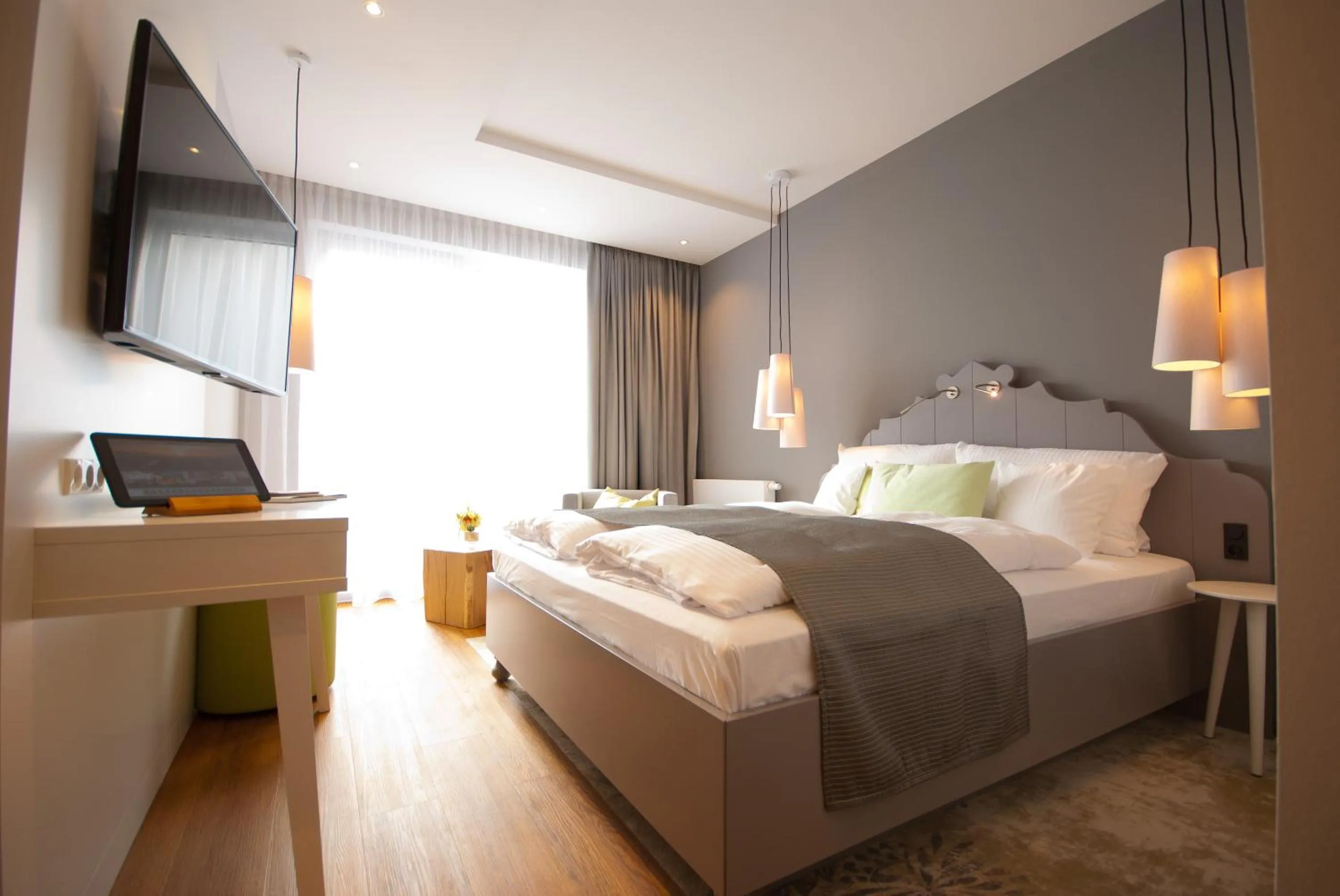 Photo of the whole room, Bed in Hotel Restaurant zur Marienburg