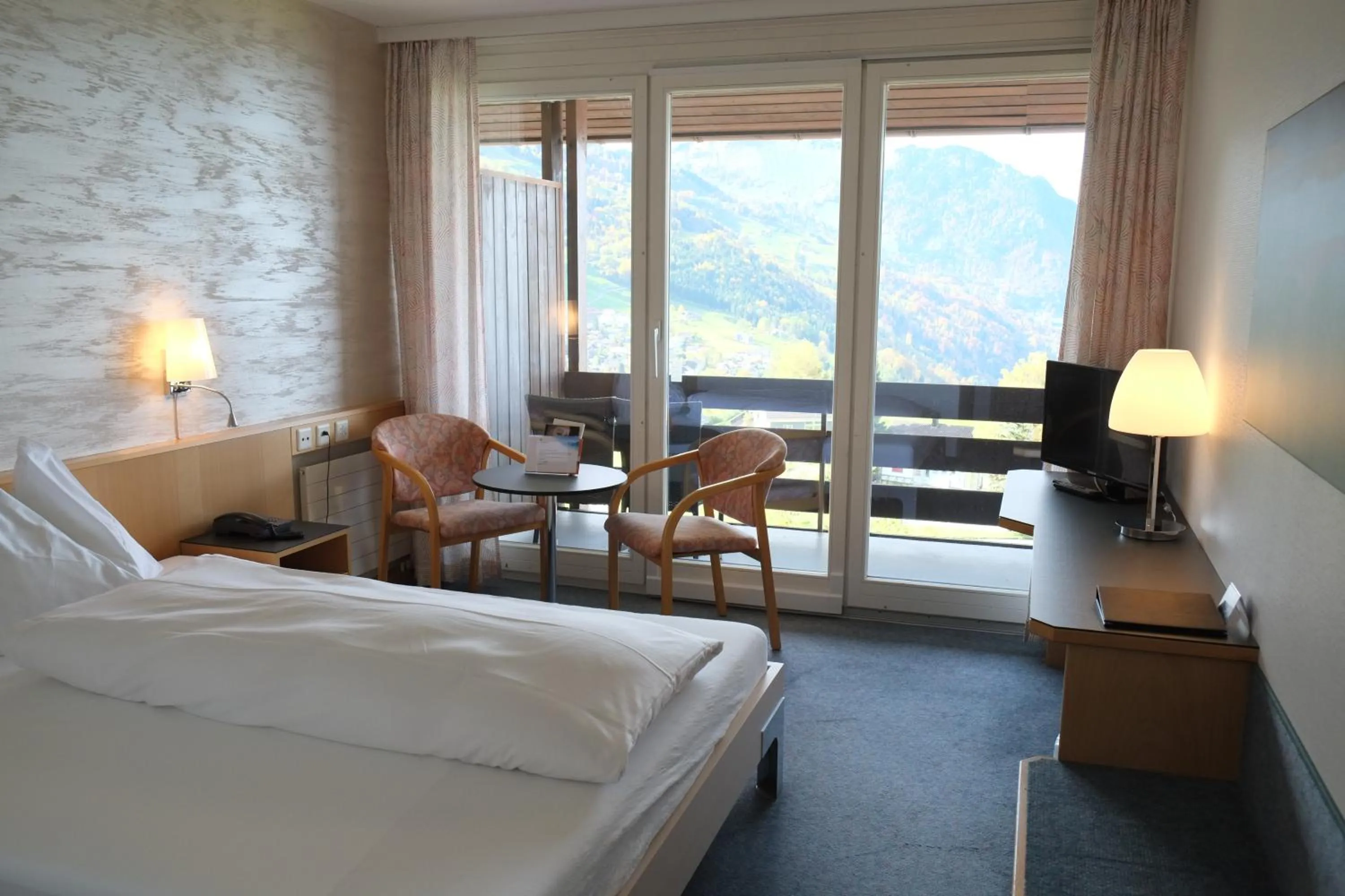 Bedroom, Bed in Seeblick Höhenhotel