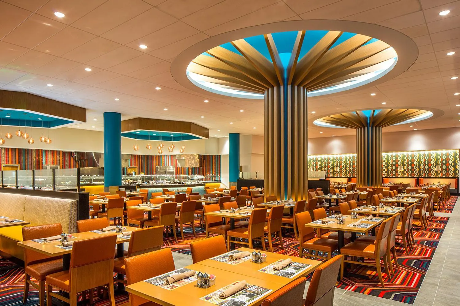 Dining area in Rhythm City Casino & Resort