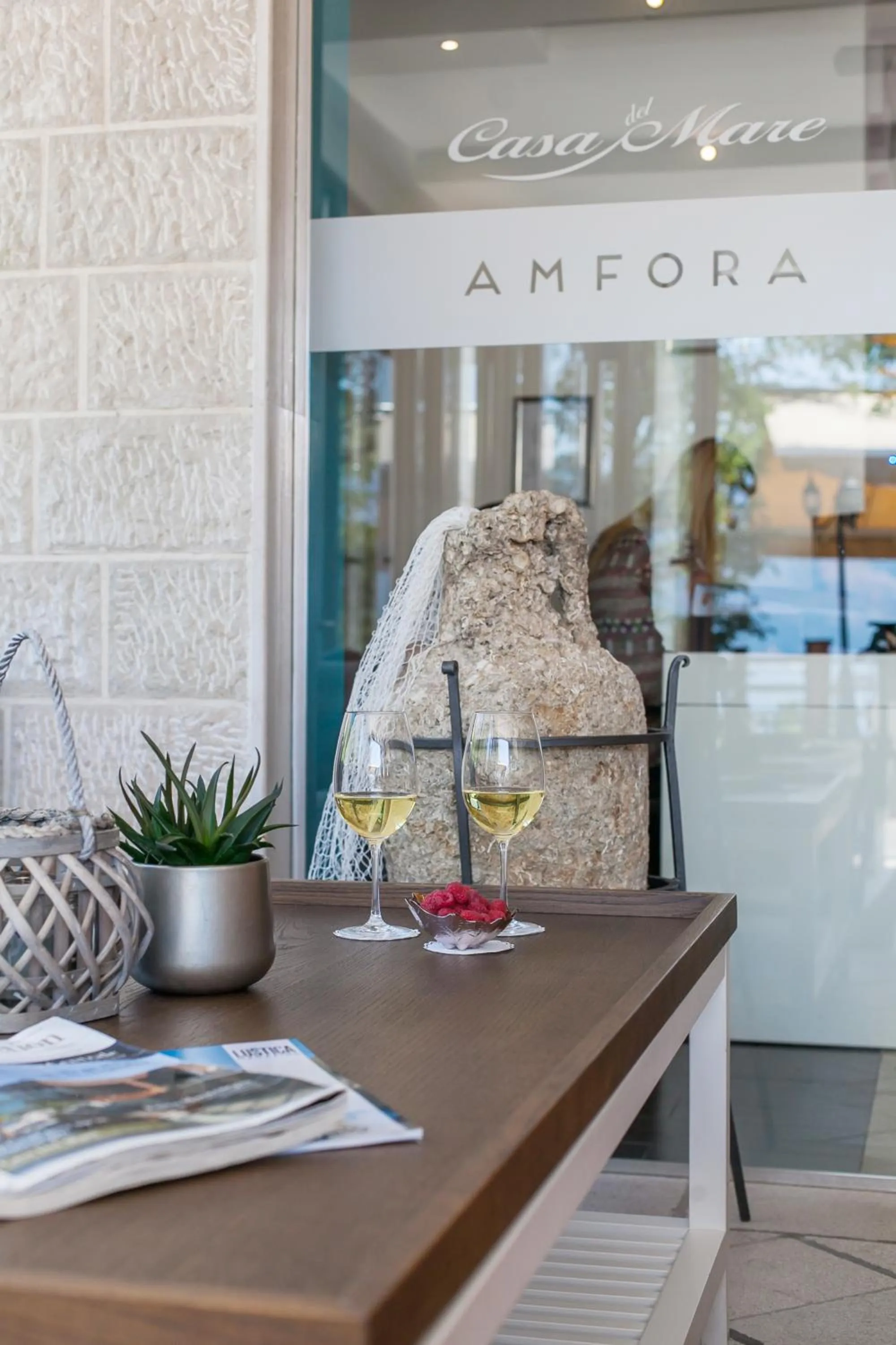 Lobby or reception in Hotel Casa del Mare - Amfora