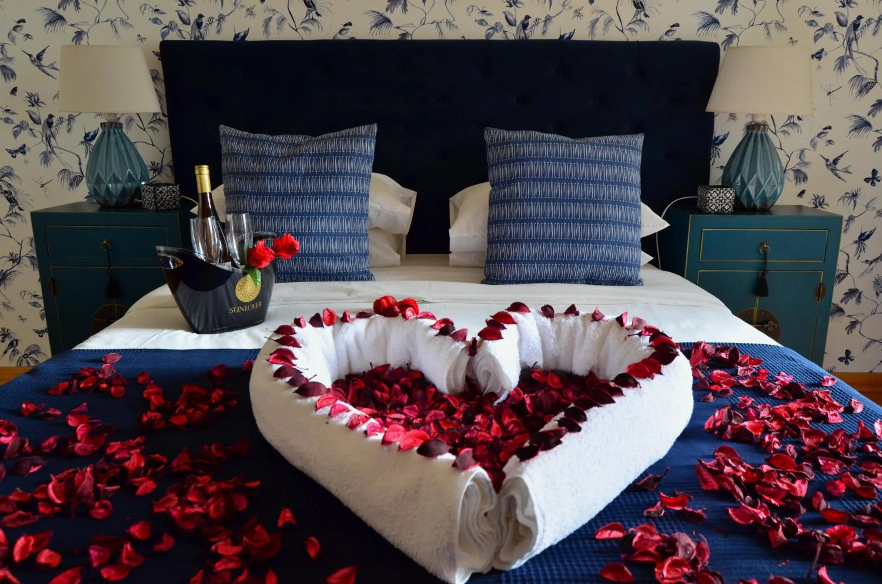 Decorative detail, Bed in Lisbon Garden Boutique Guest House