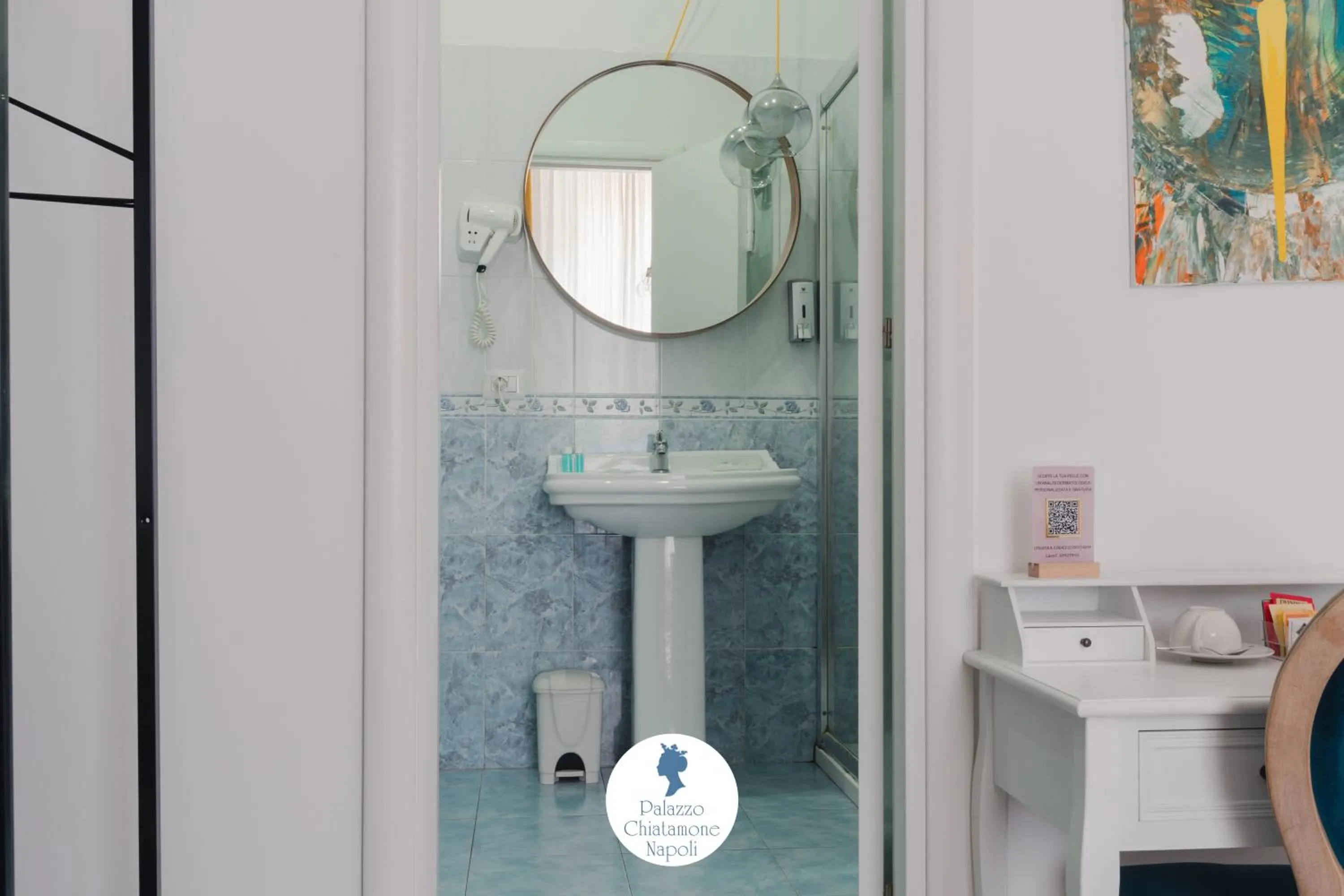 Bathroom in Palazzo Chiatamone