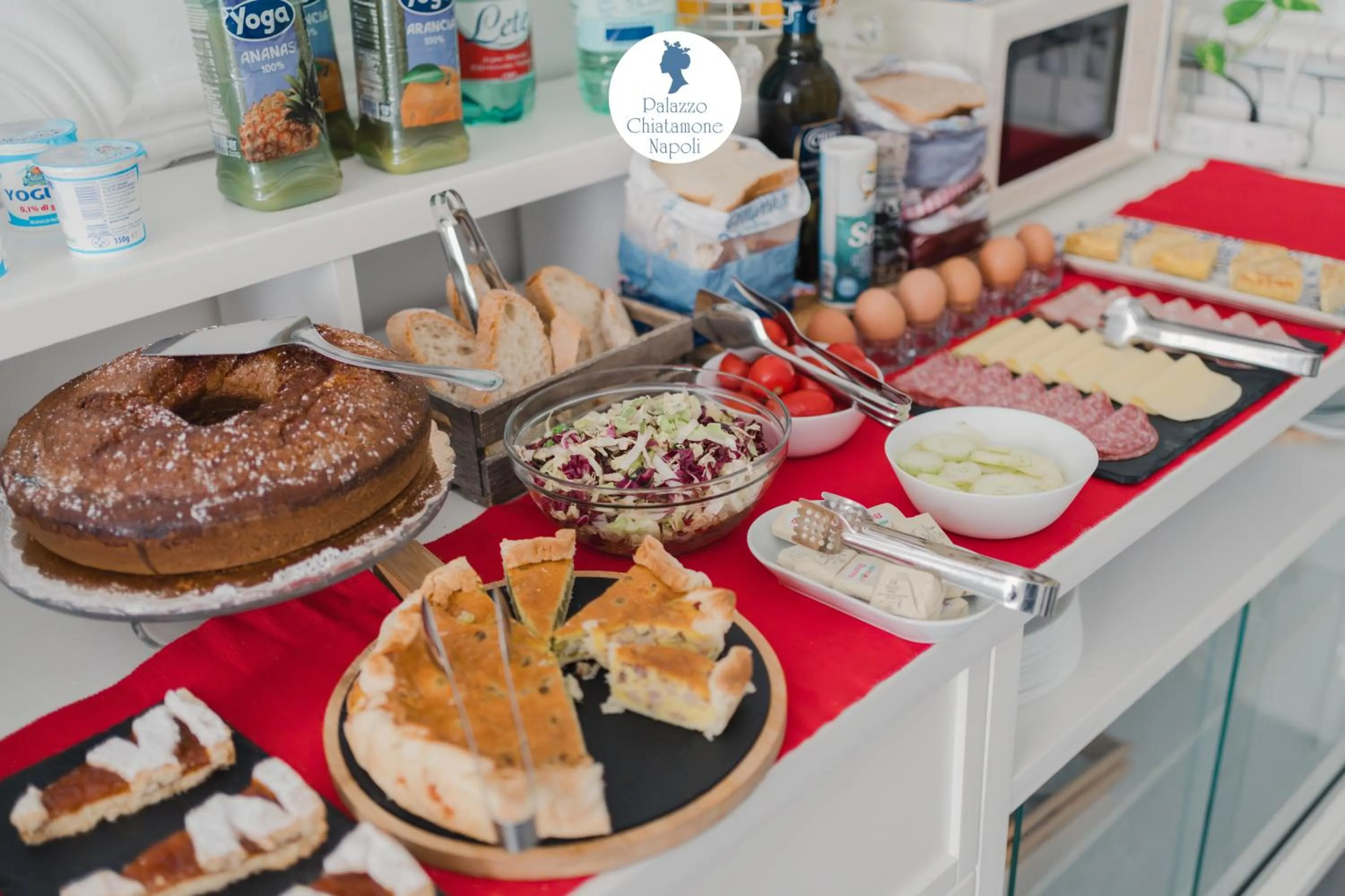 Food close-up in Palazzo Chiatamone