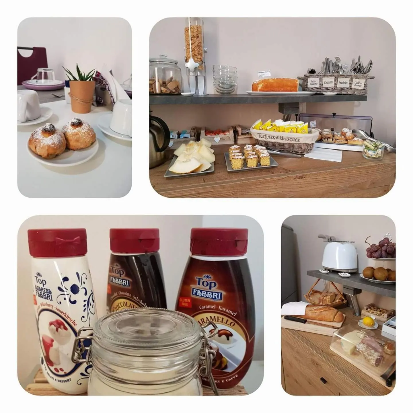 Food close-up in B&B Fusorario