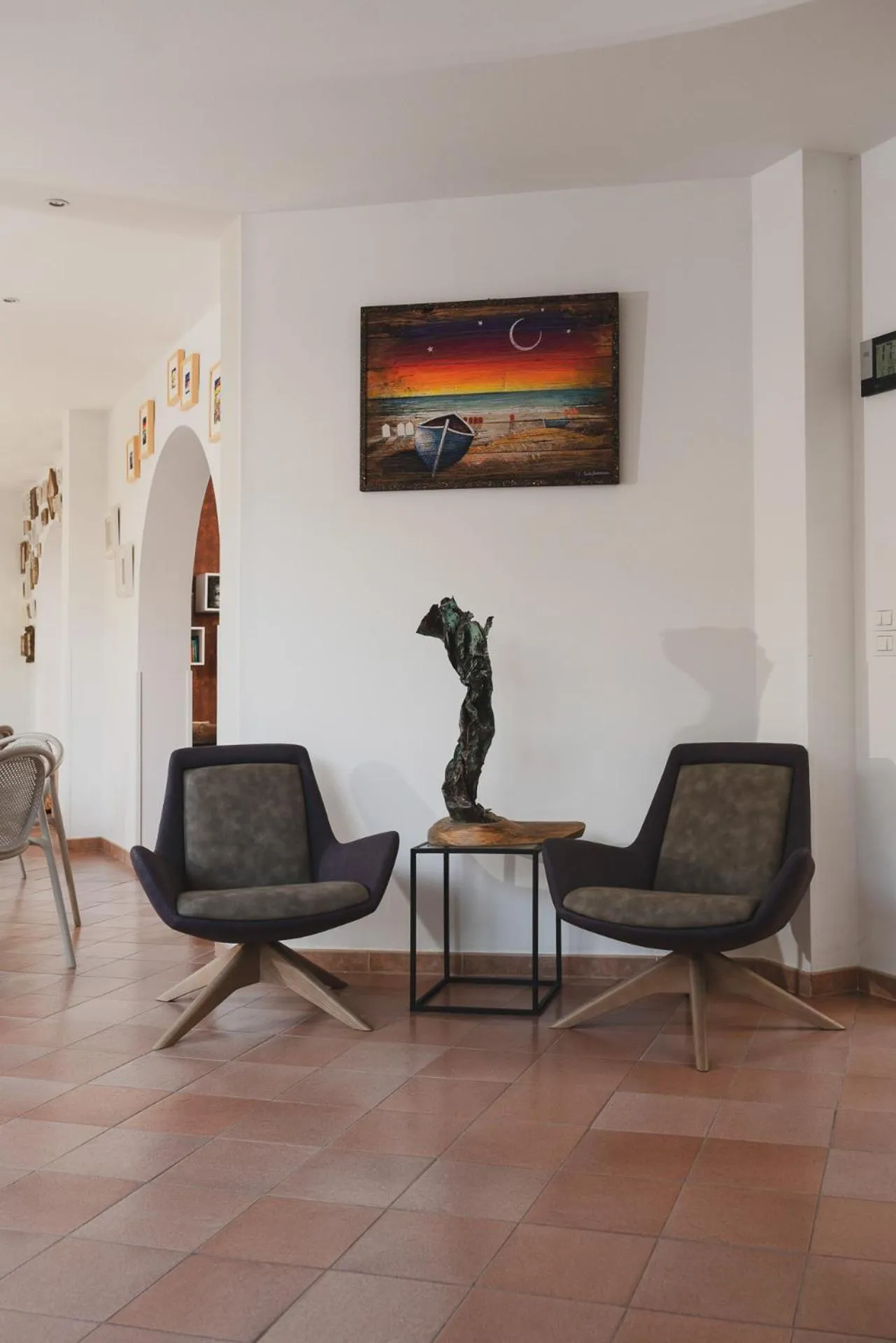 Communal lounge/ TV room in Hotel Azzurra