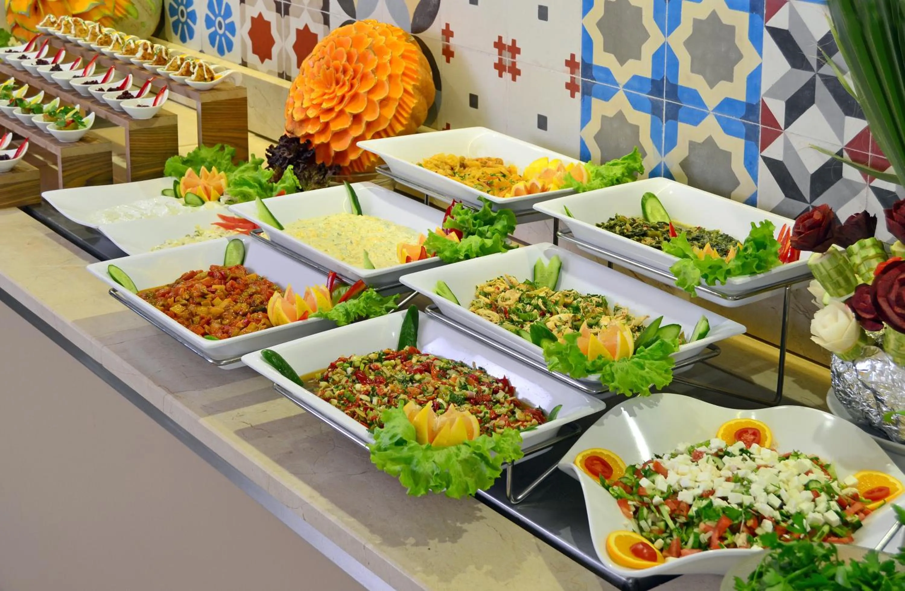 Food in Alaaddin Beach Hotel - Adult Only