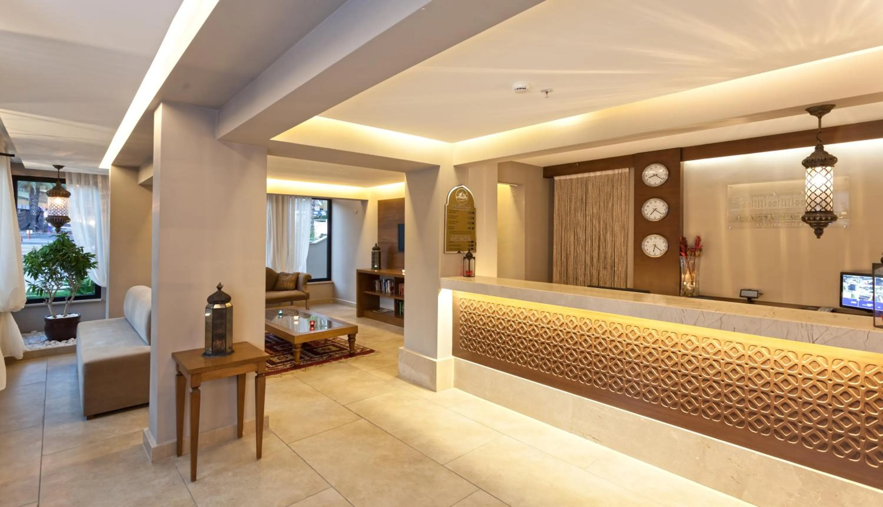 Lobby or reception in Alaaddin Beach Hotel - Adult Only