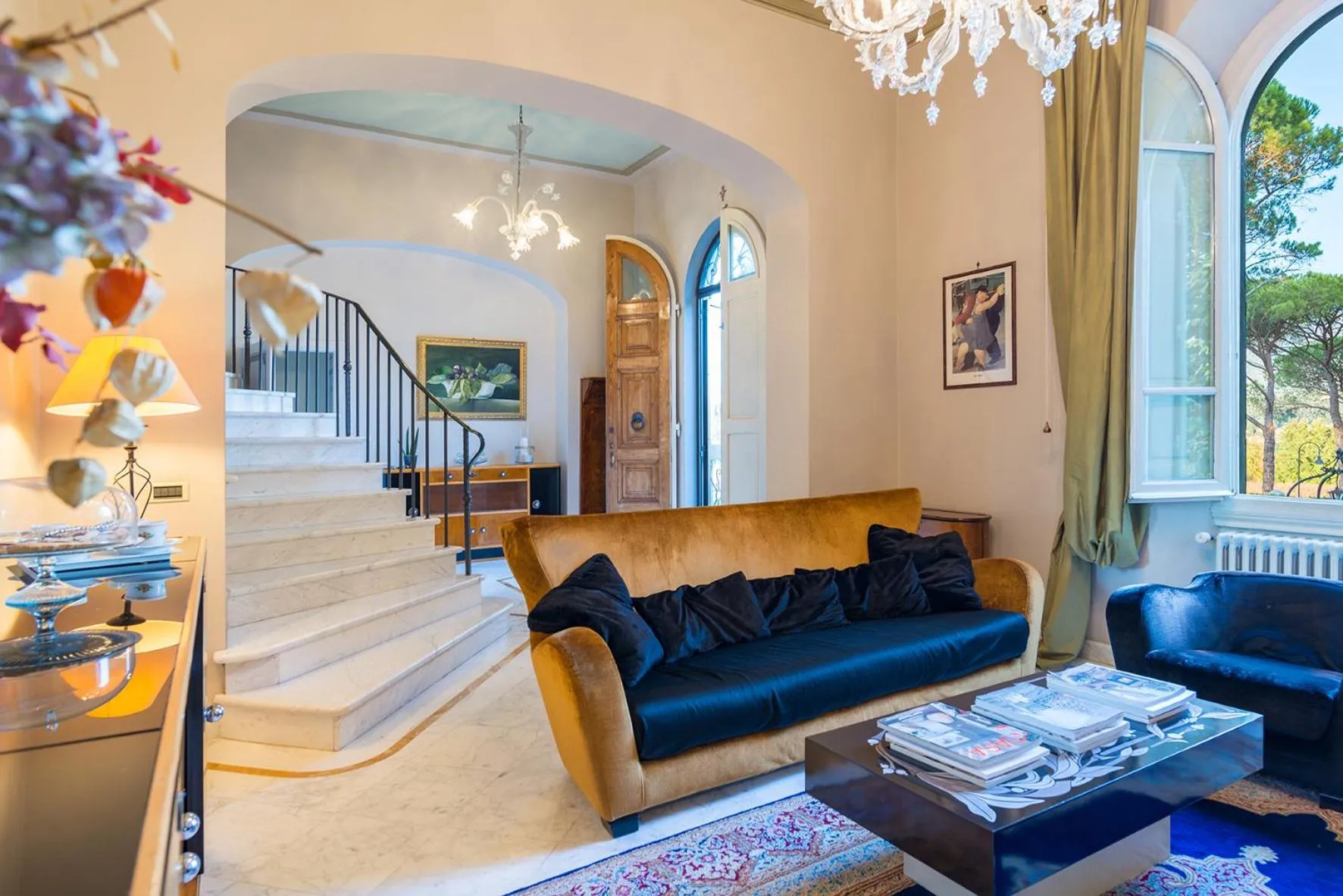 Living room in Relais Villa Al Vento