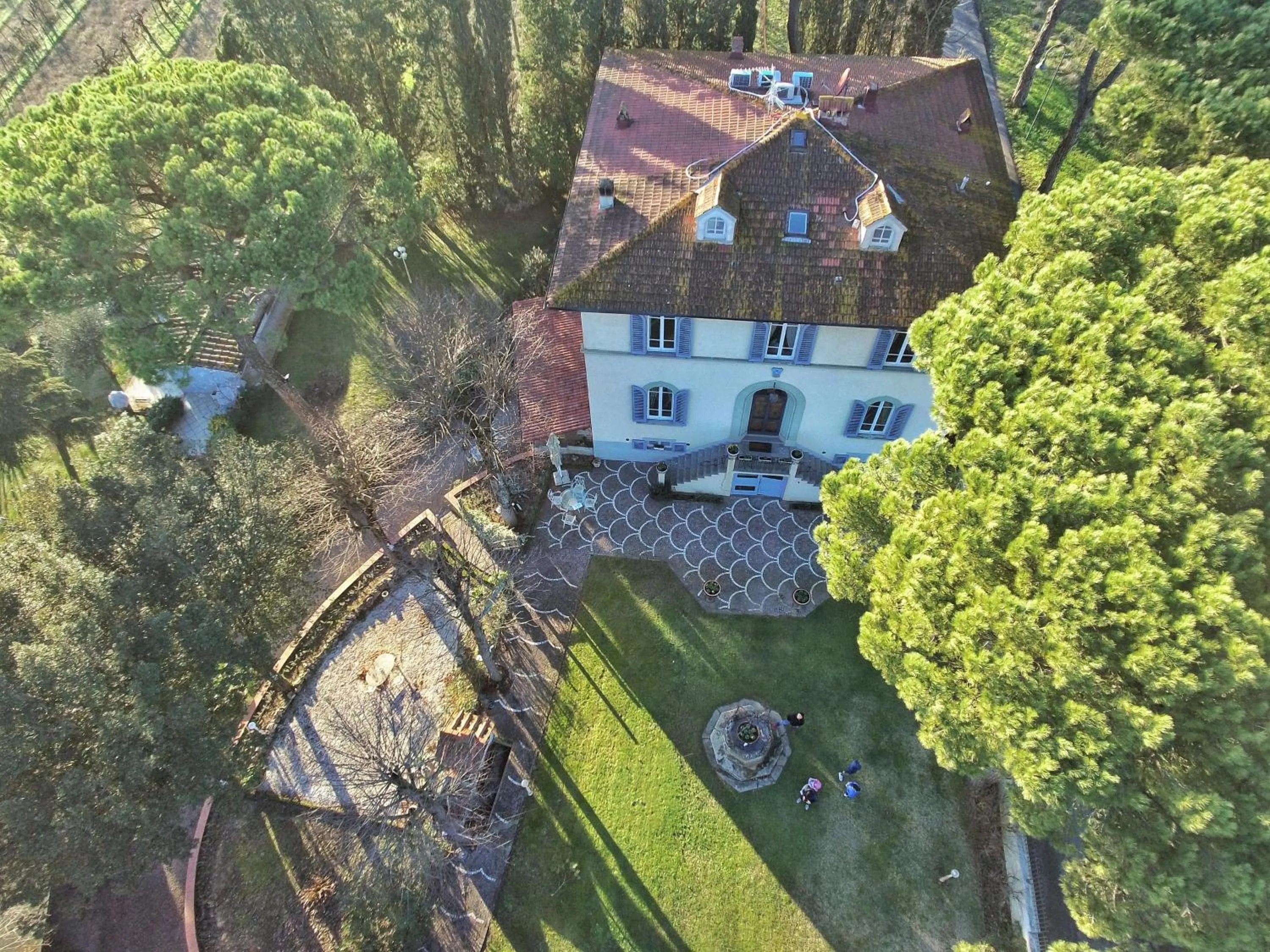 Garden view in Relais Villa Al Vento