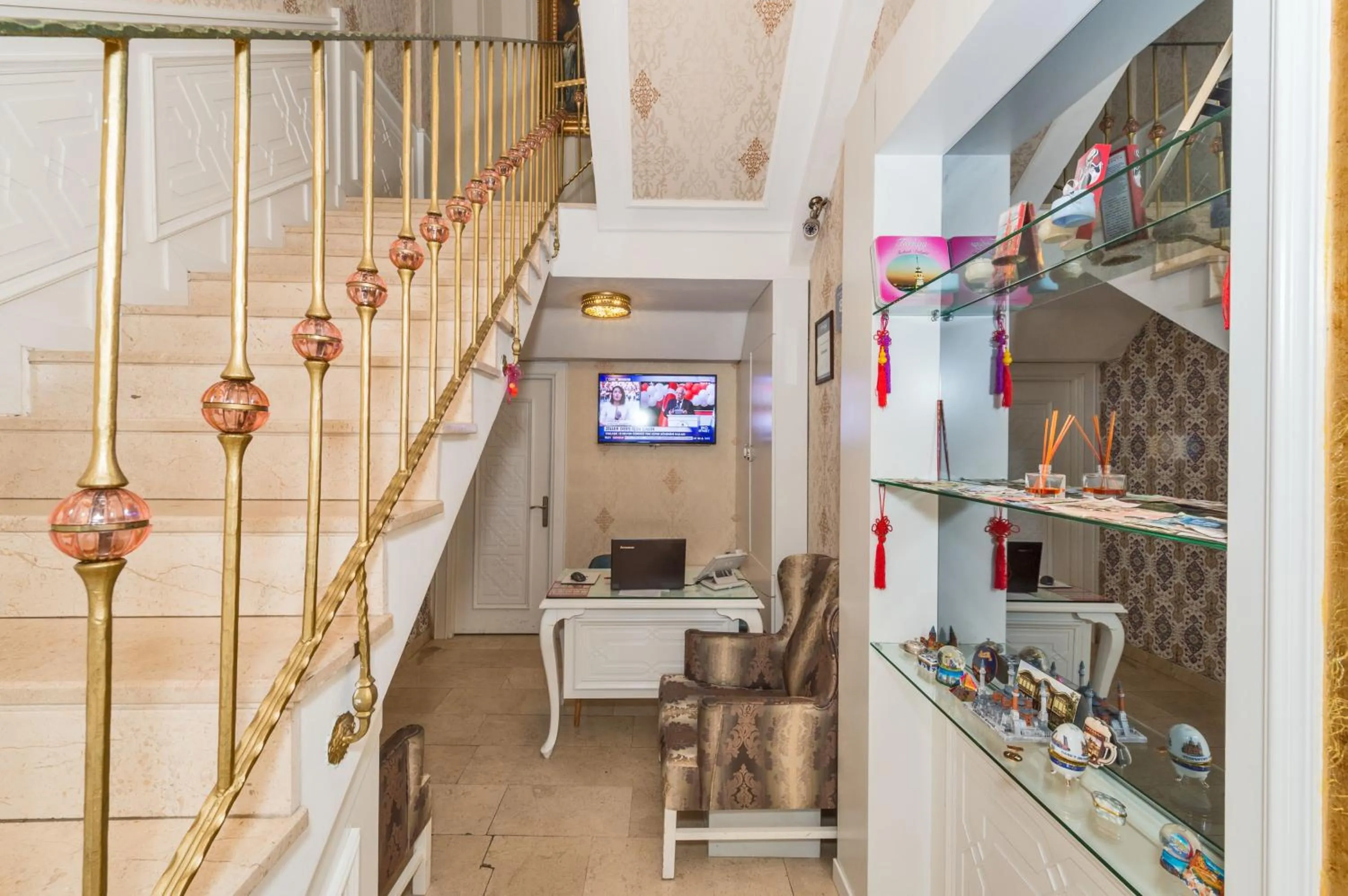 Lobby or reception in The Empress Theodora Hotel