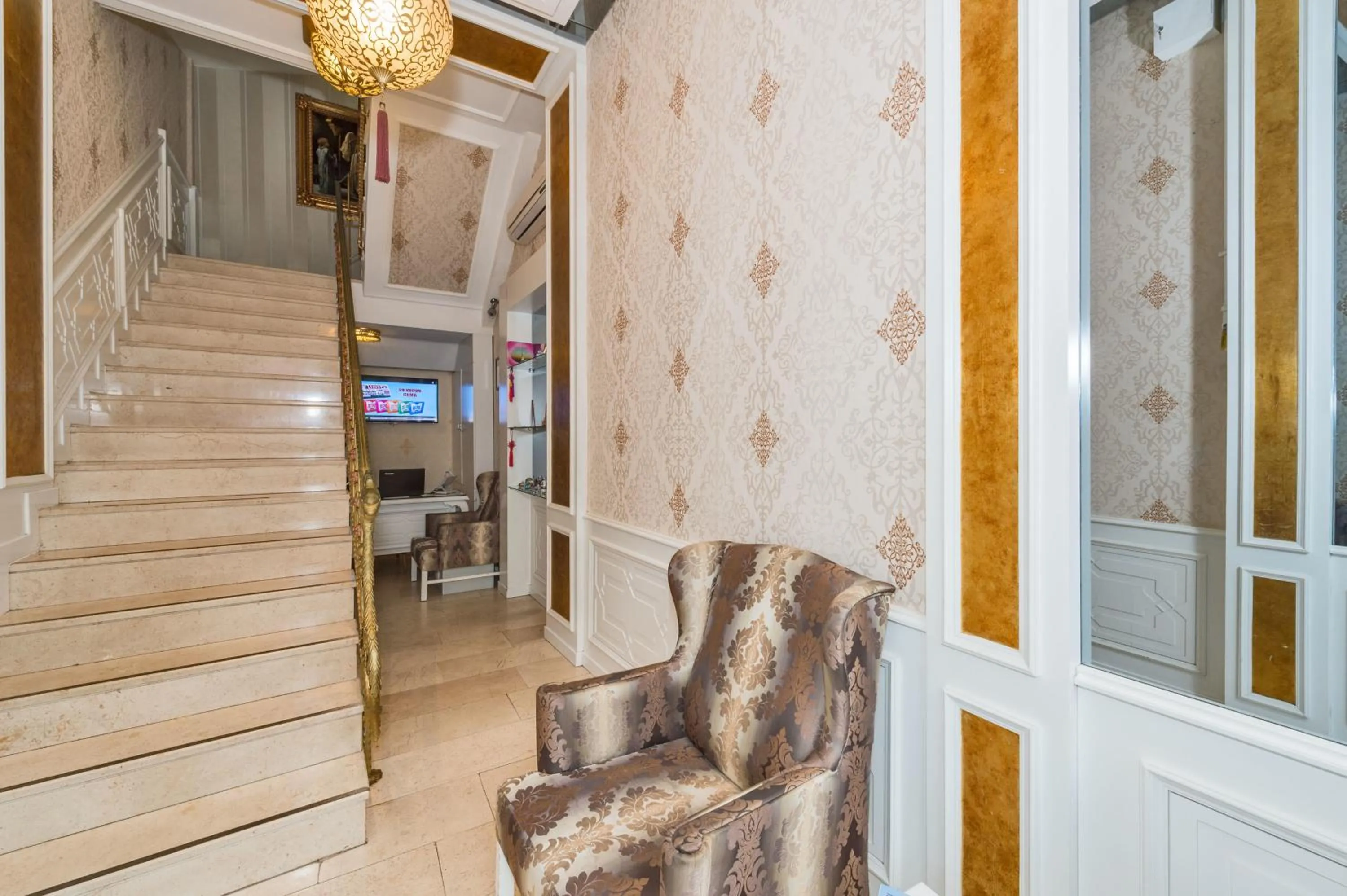 Lobby or reception in The Empress Theodora Hotel