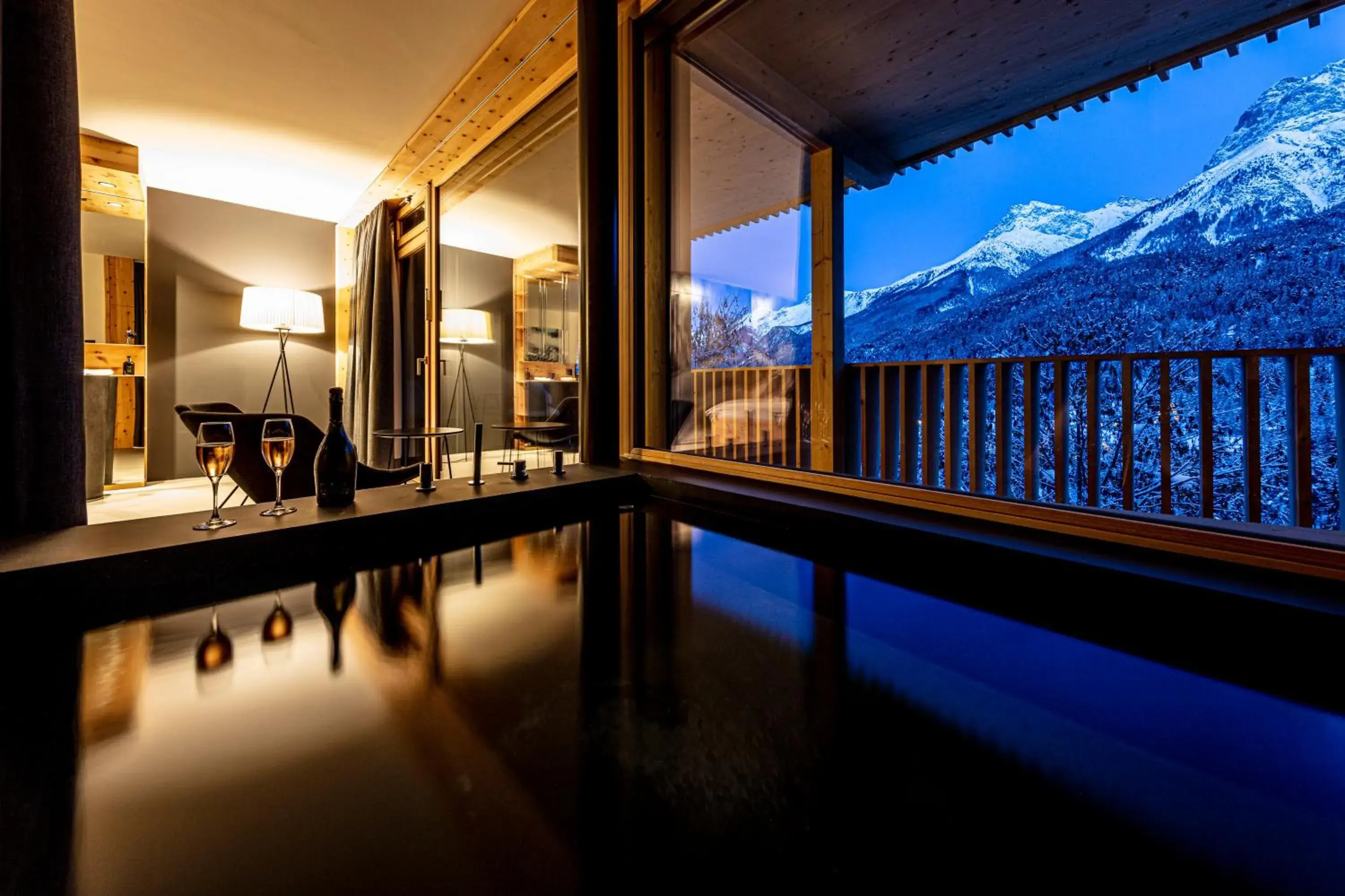 Deluxe Double Room - single occupancy in Hotel Arnica Scuol - Adults Only Deluxe Double Room - single occupancy in Hotel Arnica Scuol - Adults Only