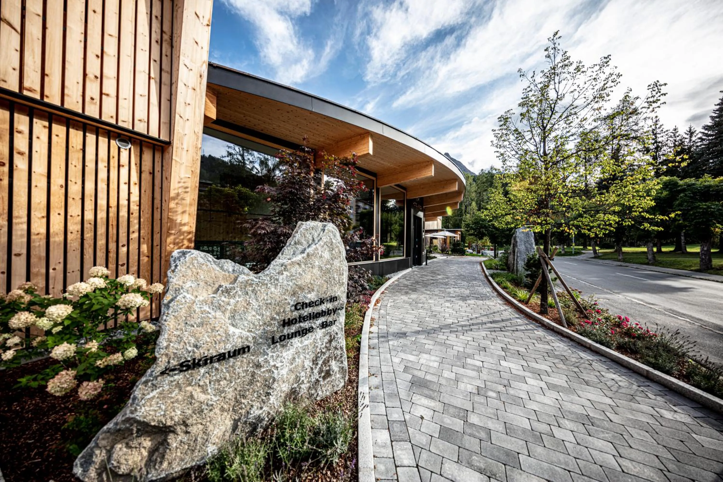 Property building in Hotel Arnica Scuol - Adults Only