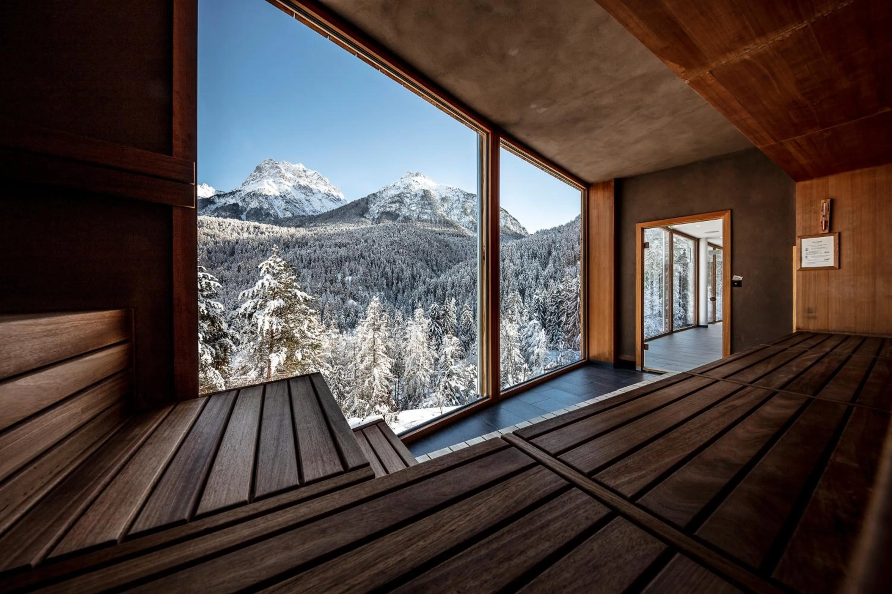 Sauna in Hotel Arnica Scuol - Adults Only