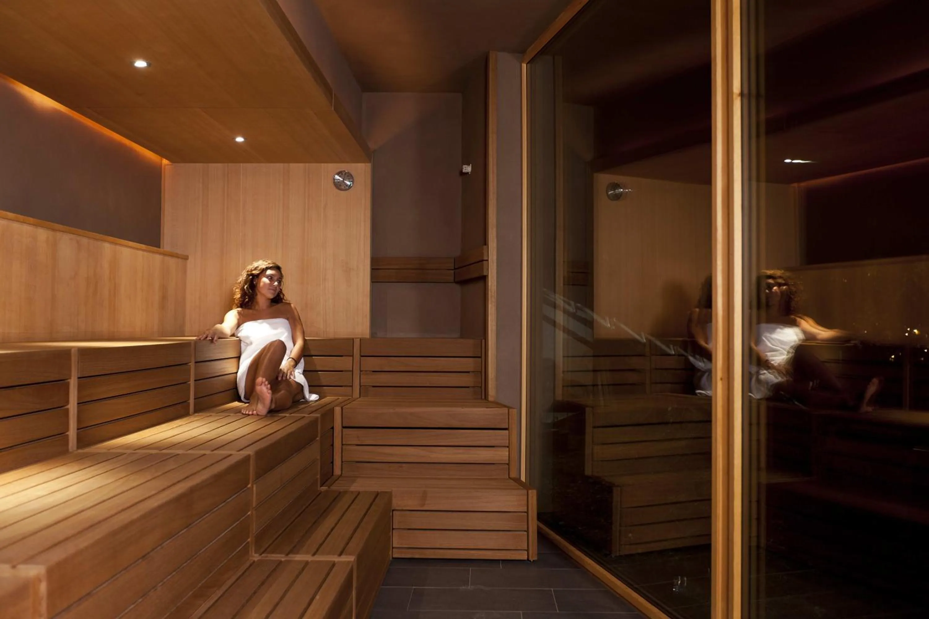 Sauna in Hotel Arnica Scuol - Adults Only