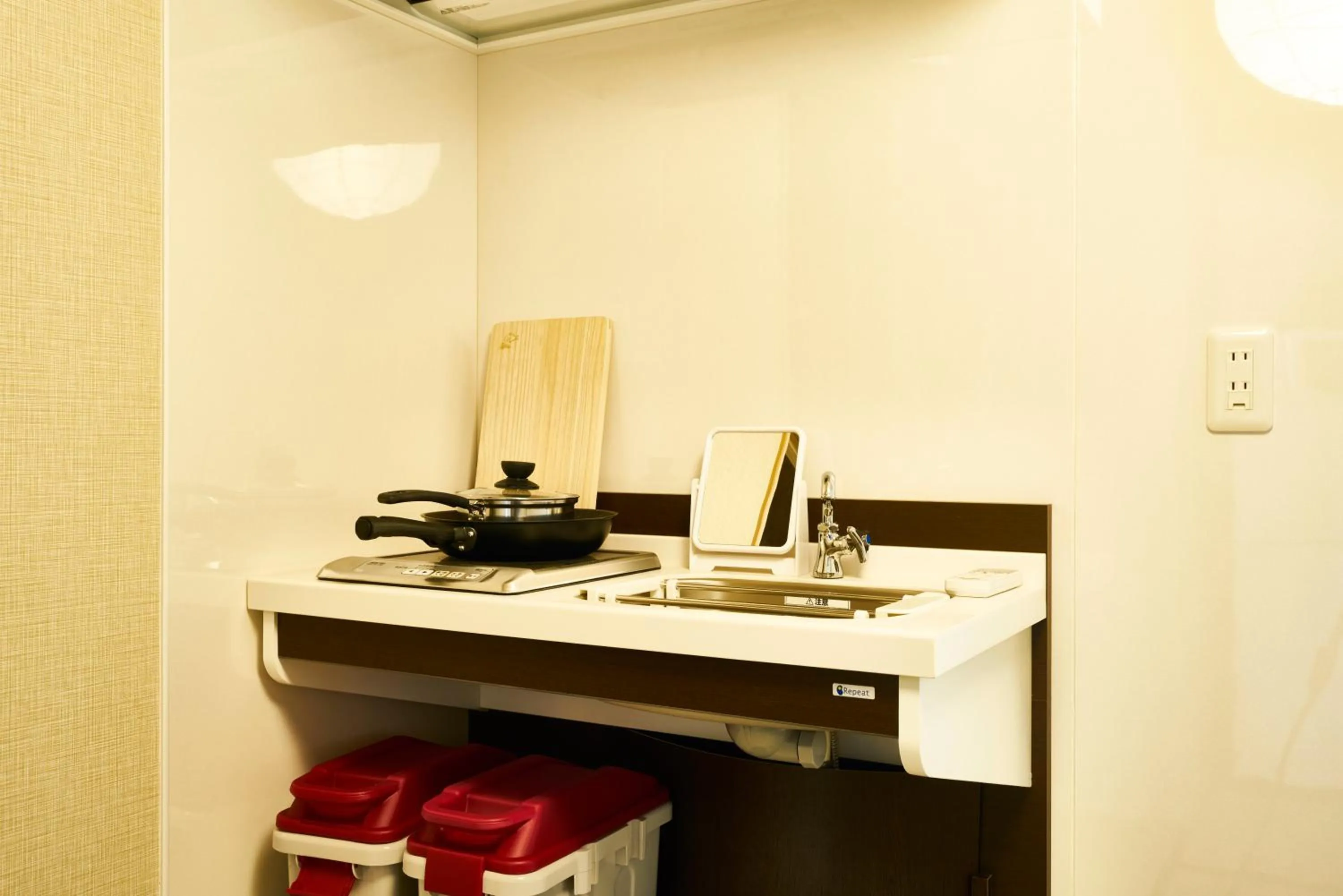 Kitchen or kitchenette in Stay SAKURA Kyoto Nijo Castle West I