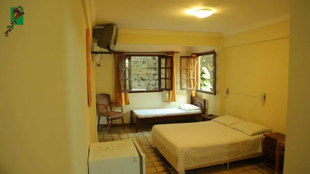 Bed in Hotel Morro do Careca