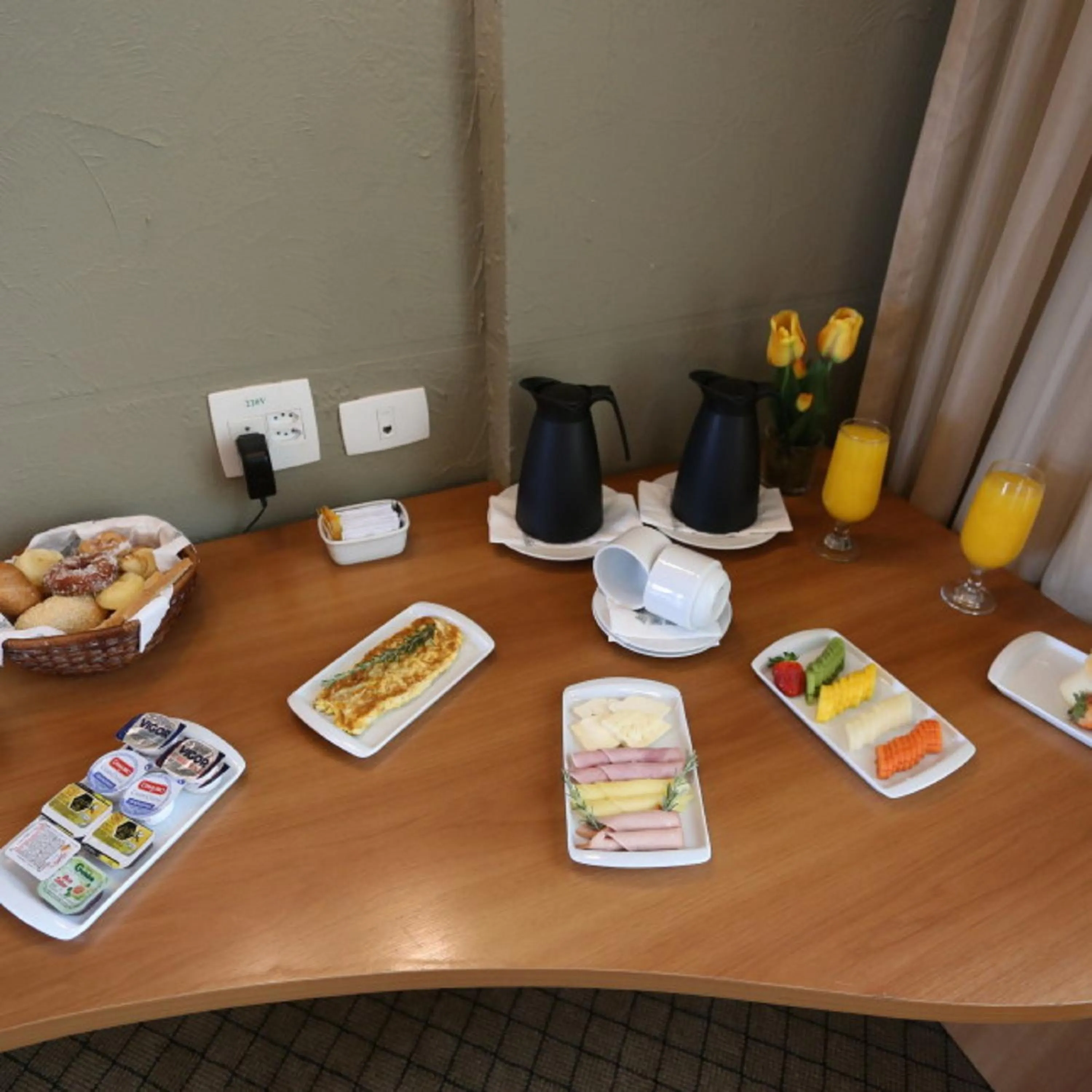 Decorative detail in Bourbon Convention Hotel Joinville