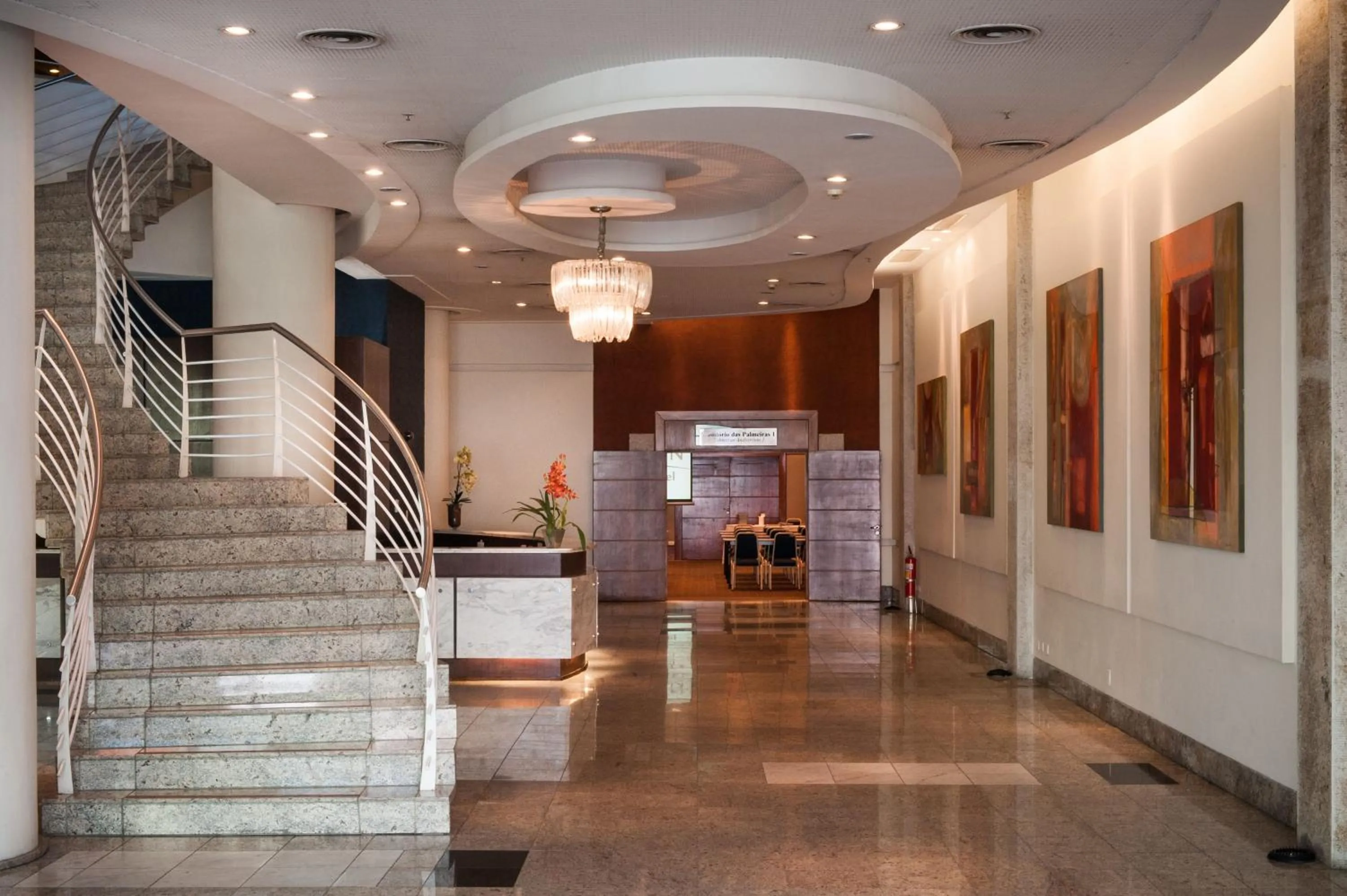 Lobby or reception in Bourbon Convention Hotel Joinville