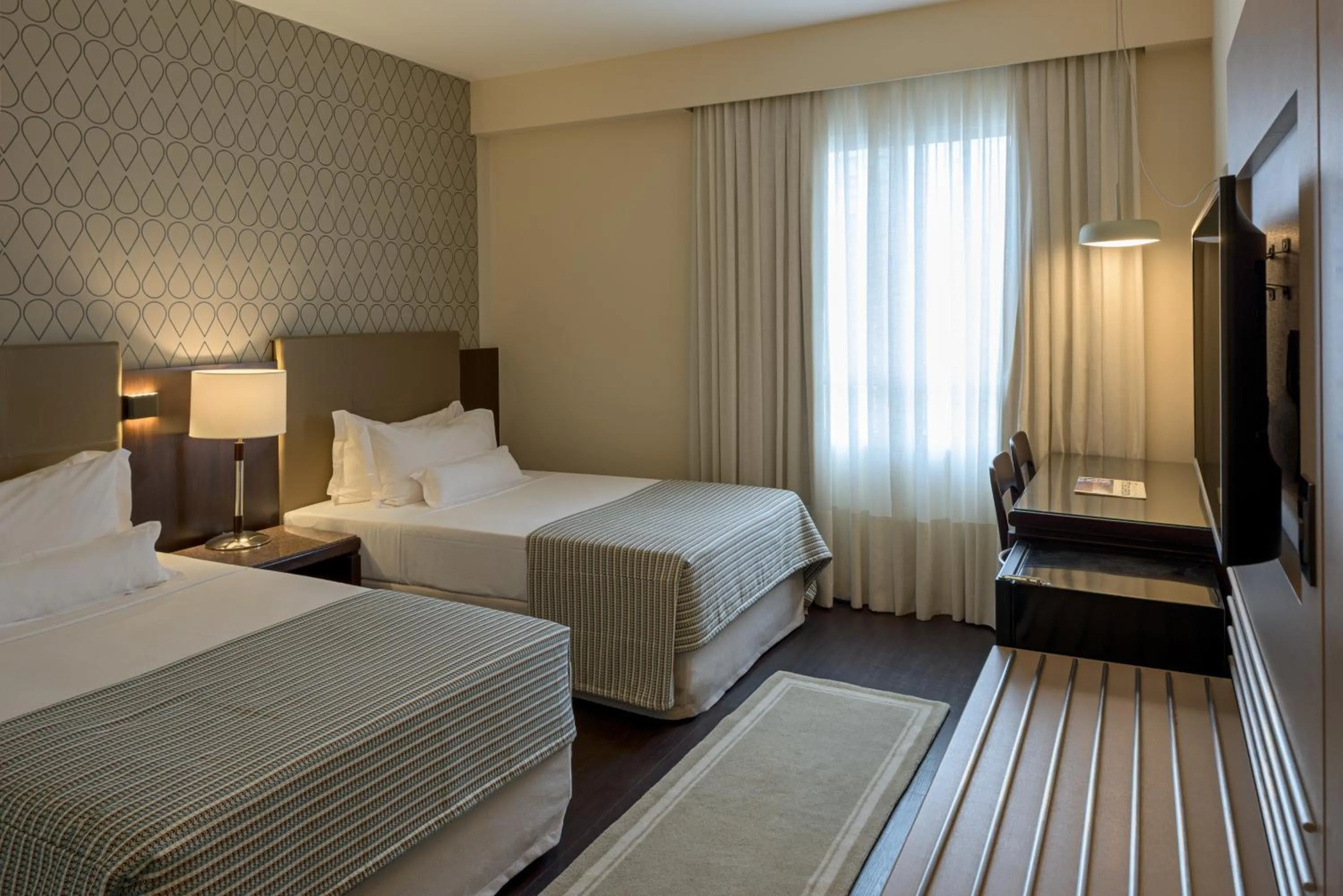 Bed in Bourbon Hotel & Suites Curitiba