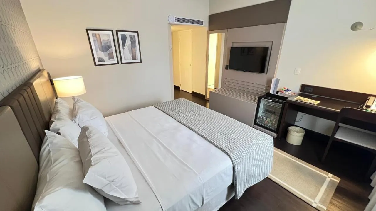 Bed in Bourbon Hotel & Suites Curitiba