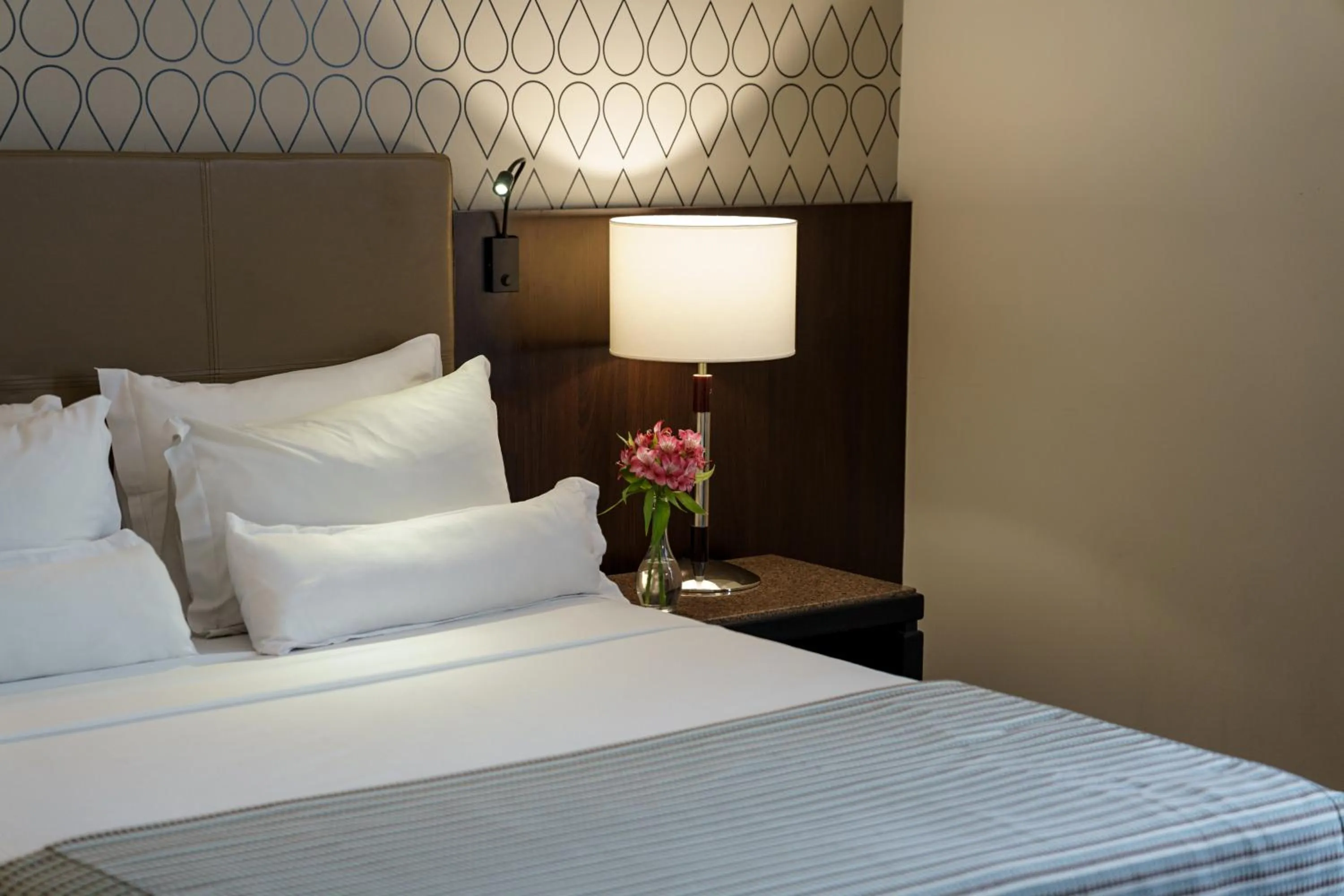 Bed in Bourbon Hotel & Suites Curitiba