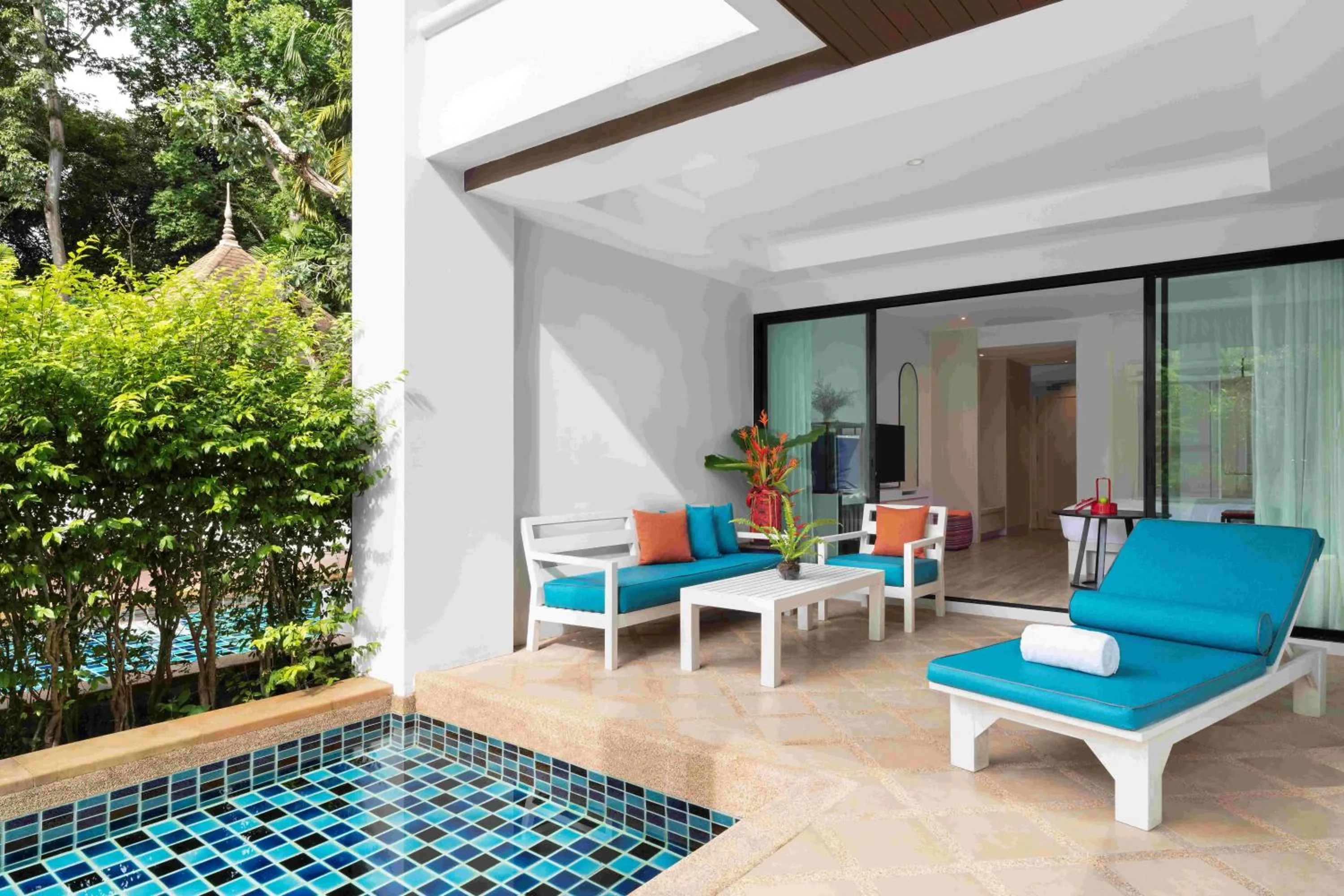 Seating area in Avani Plus Koh Lanta Krabi Resort