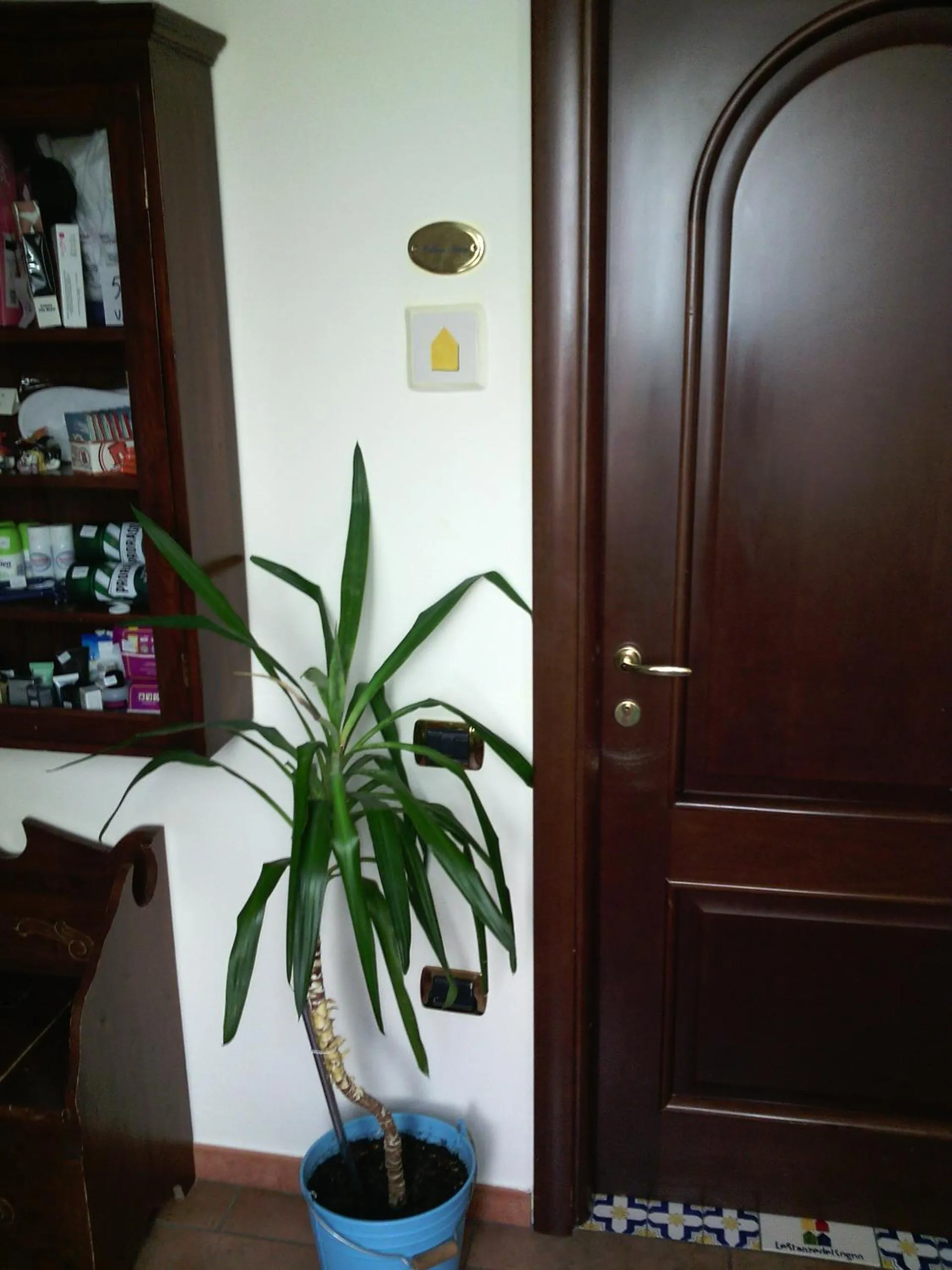 Decorative detail in B&B Le Stanze del Sogno