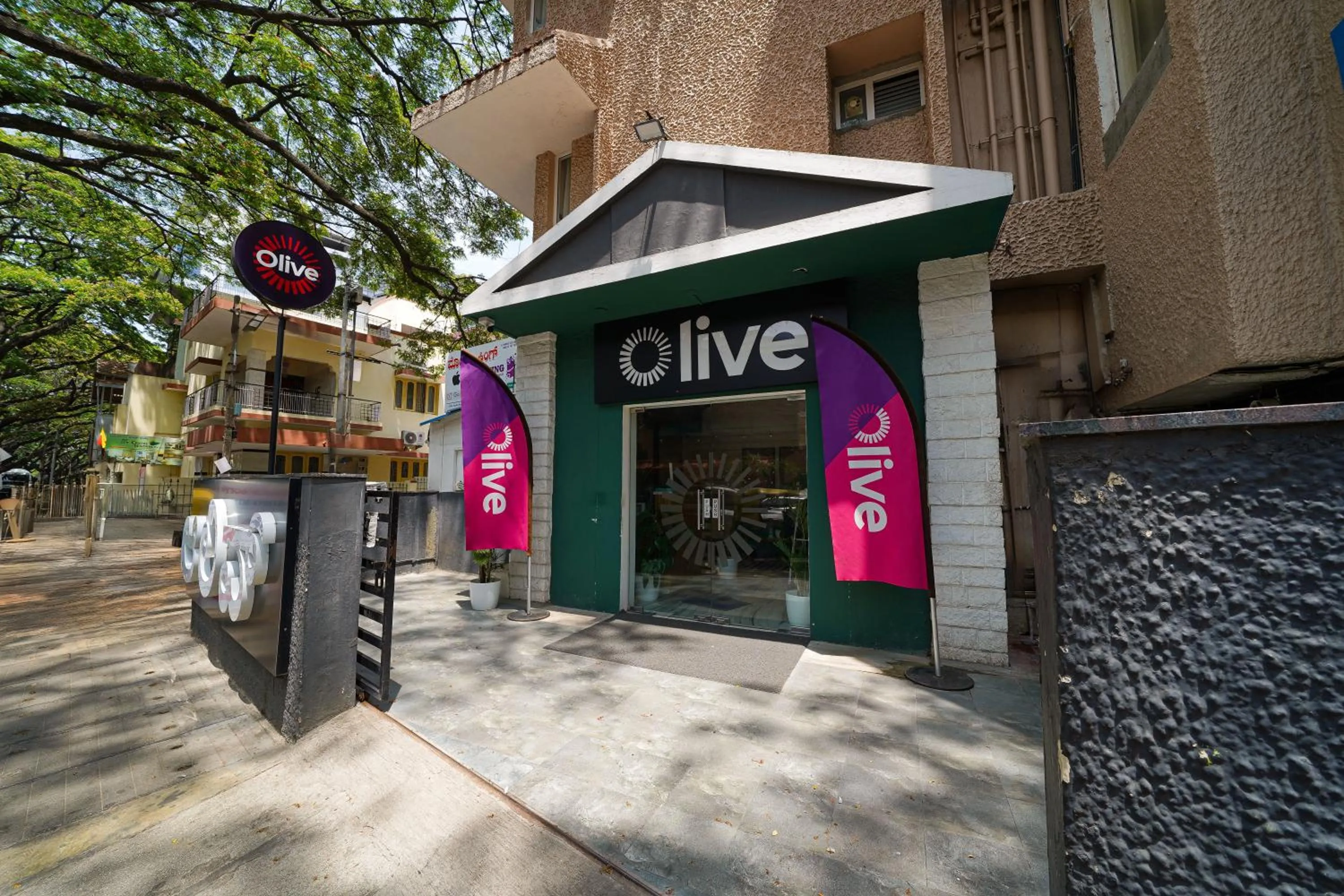 Property building in Olive Zip Indiranagar Metro by Embassy Group