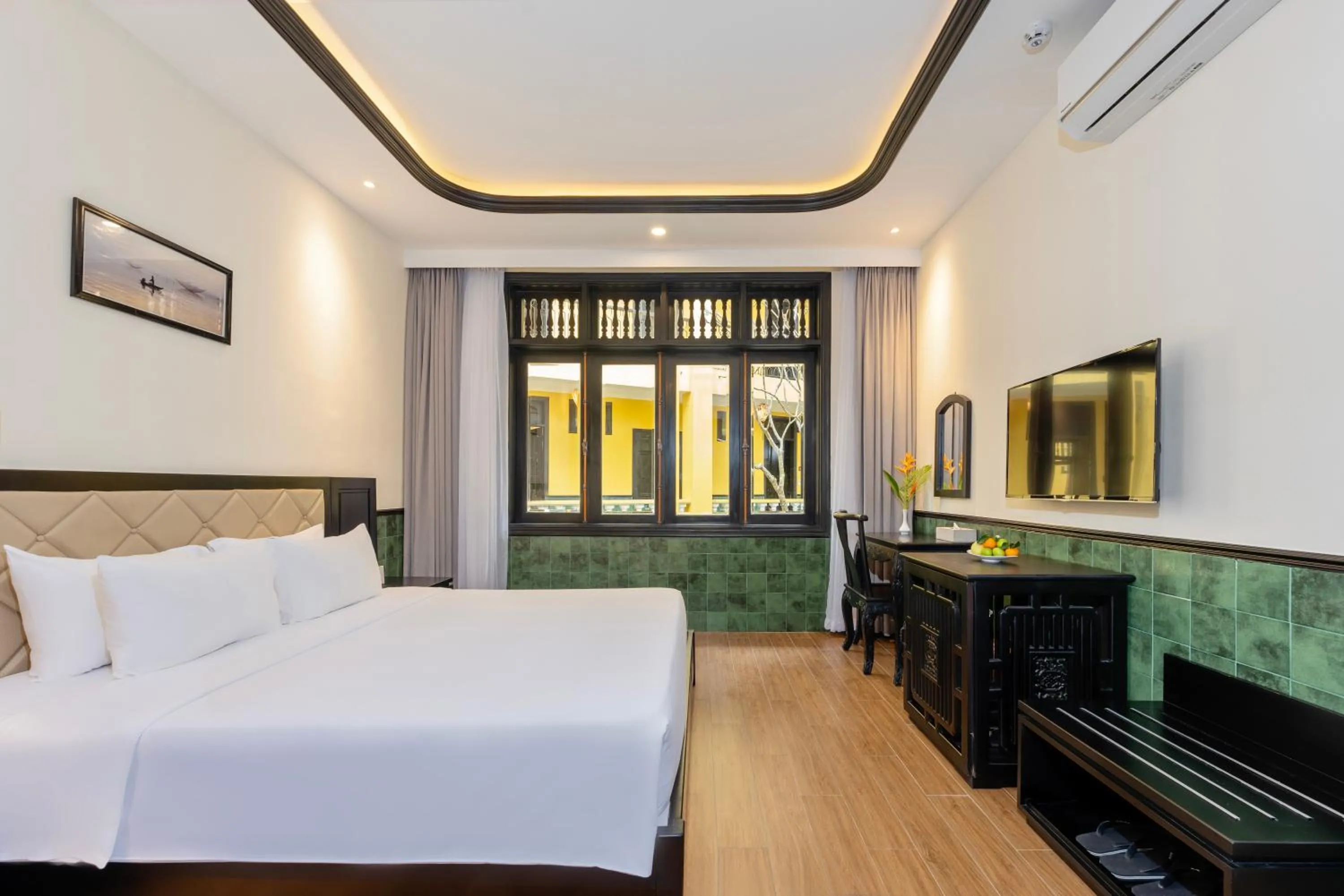 Bed in Lantern Boutique Hoi An