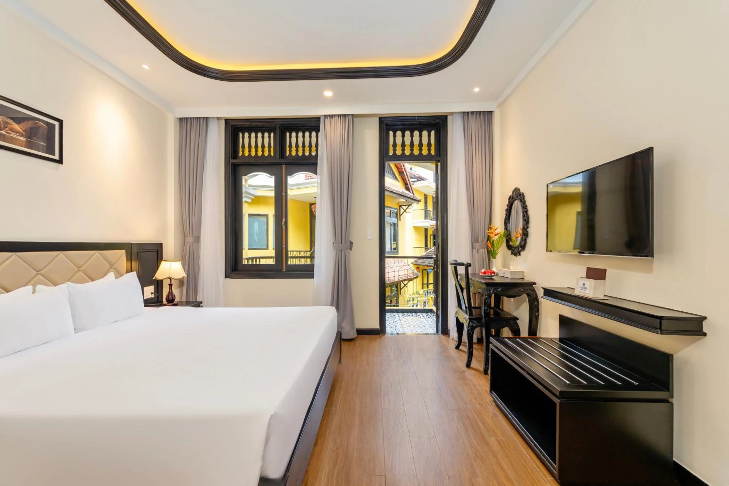 Bed in Lantern Boutique Hoi An