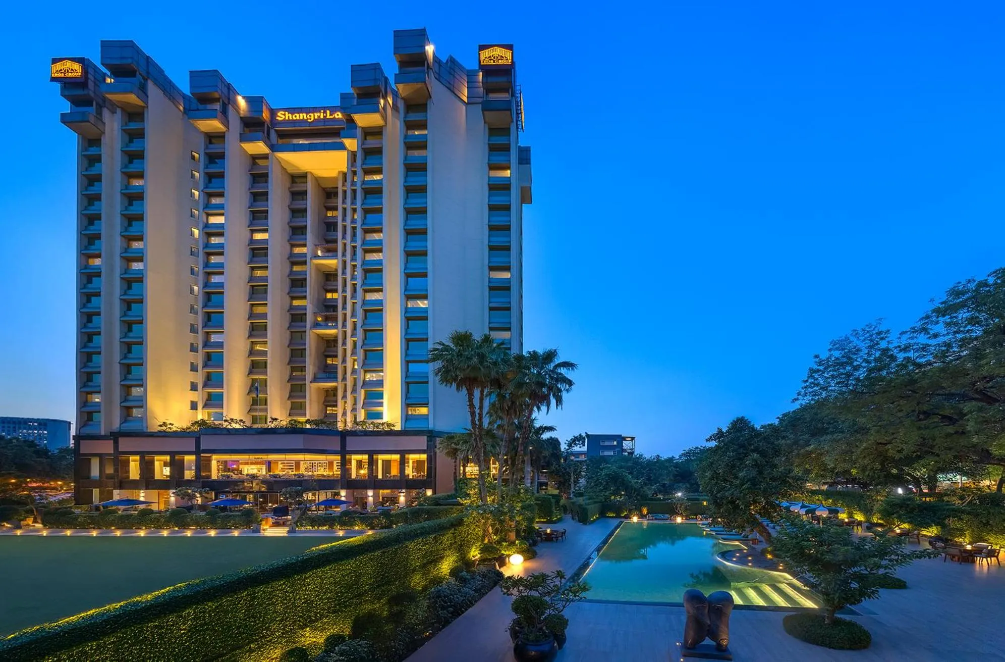 Property building in Shangri-La Eros New Delhi