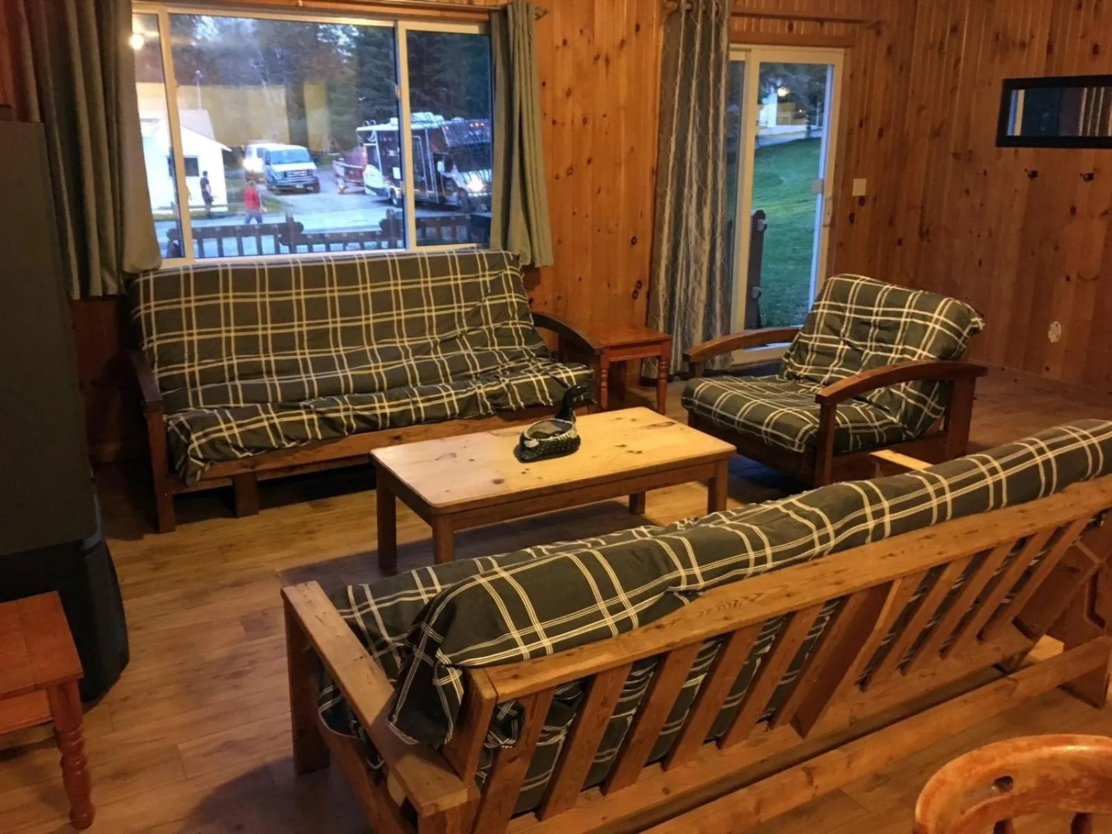 Living room in Merland Park Cottages and Motel