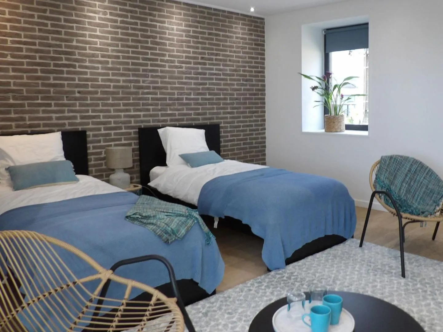 Bedroom, Bed in Aux Herbes Hautes