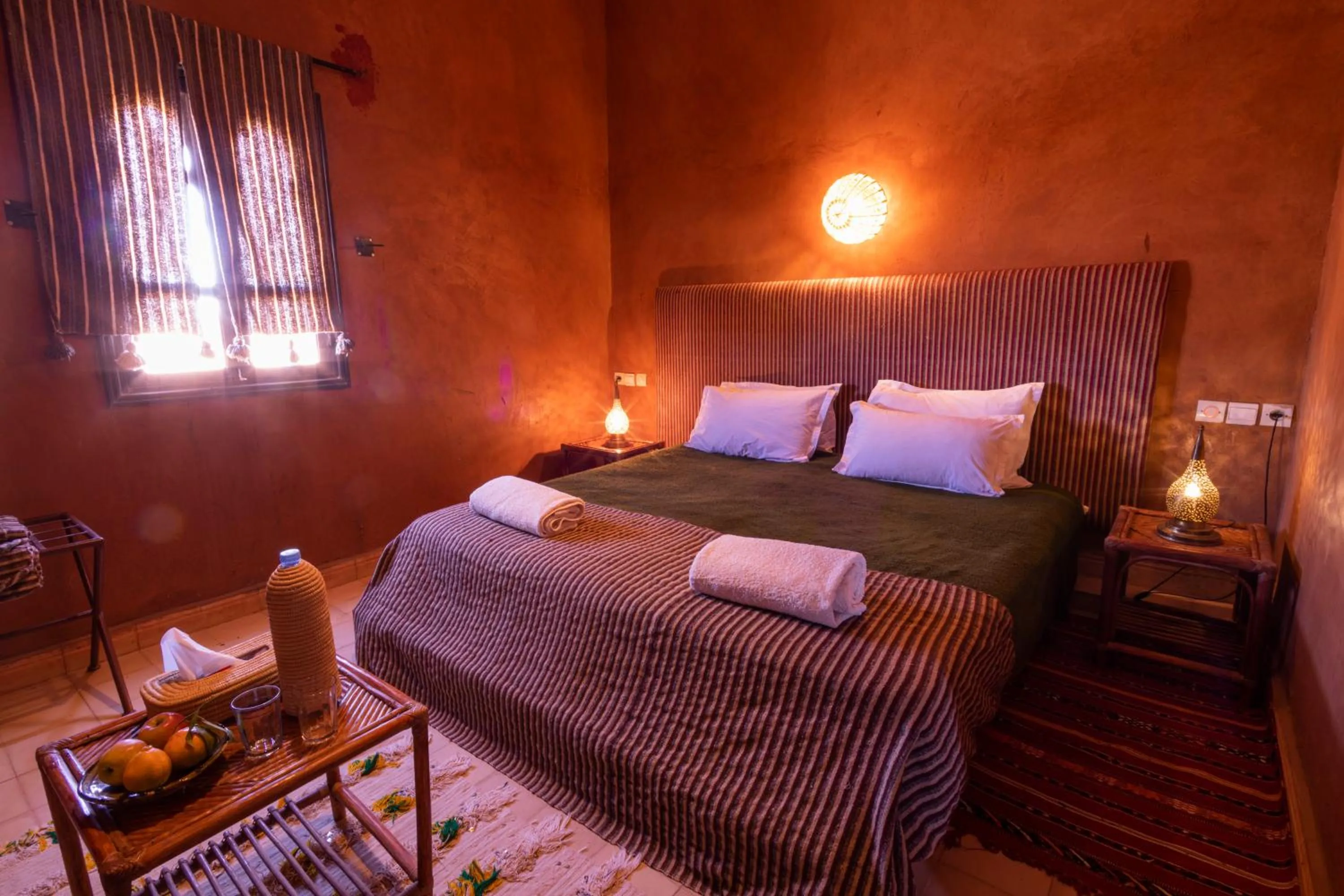 Bed in Hotel Kasbah Sahara Services - M'Hamid El Ghizlane