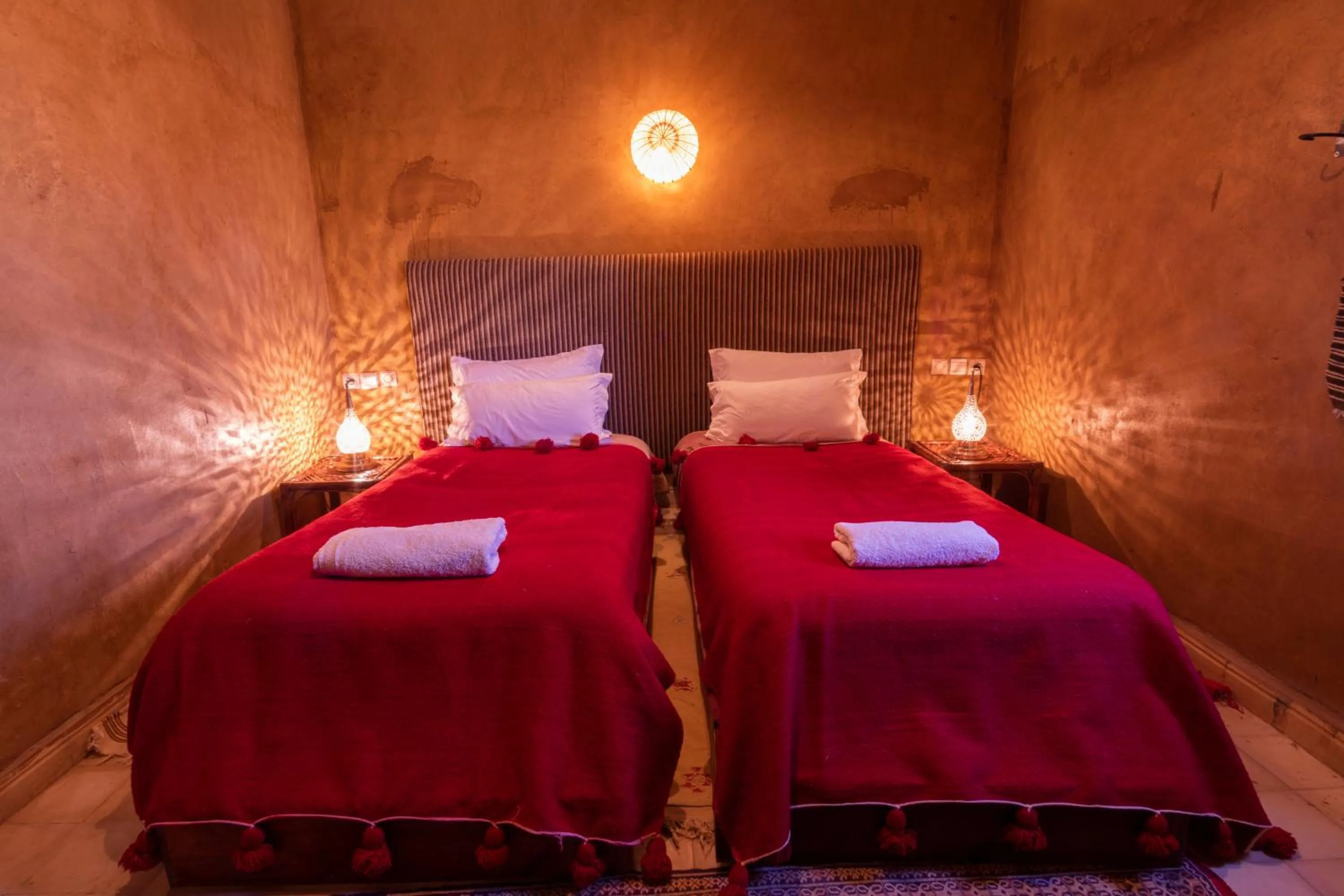 Bed in Hotel Kasbah Sahara Services - M'Hamid El Ghizlane