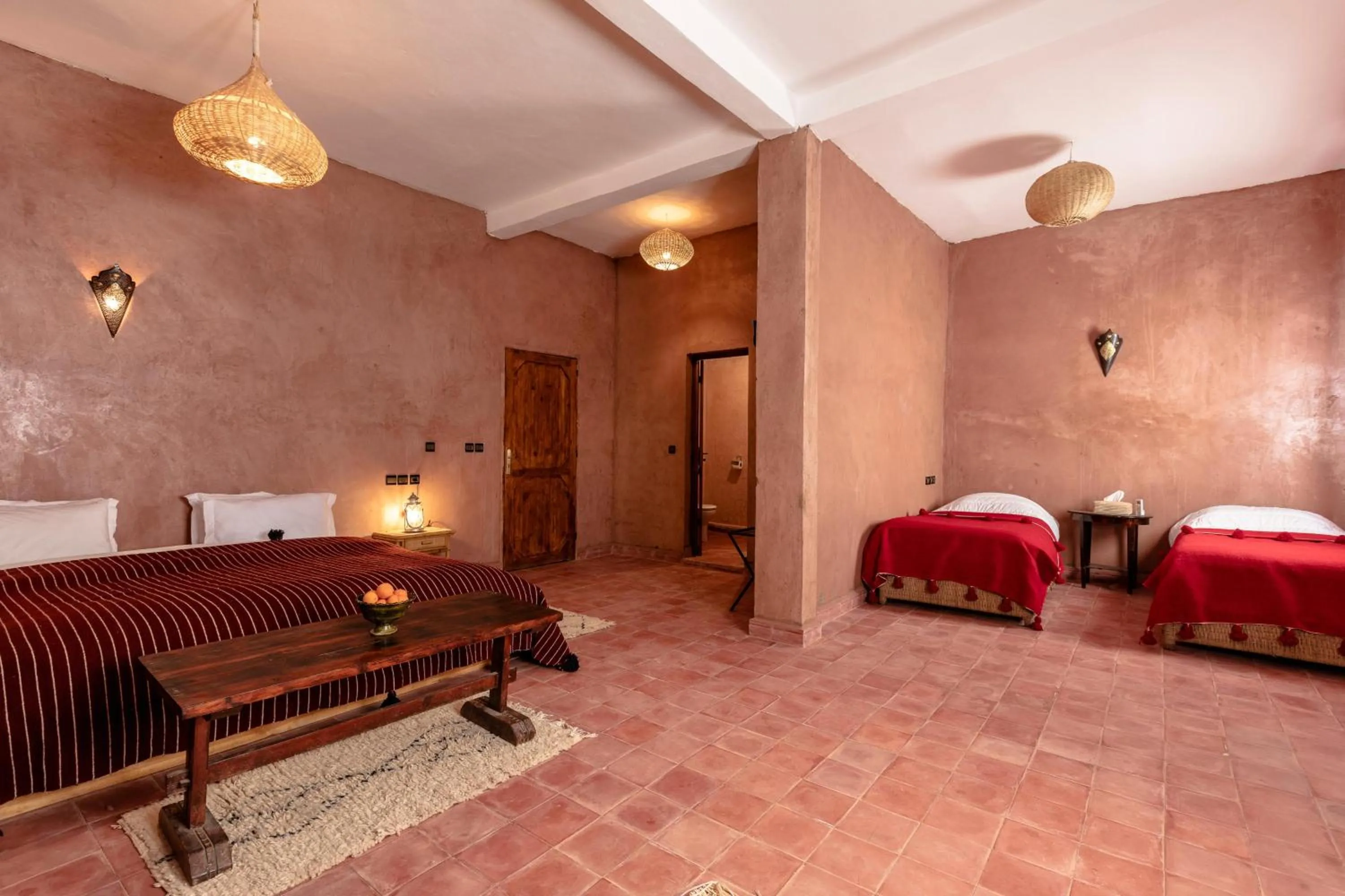Bed in Hotel Kasbah Sahara Services - M'Hamid El Ghizlane