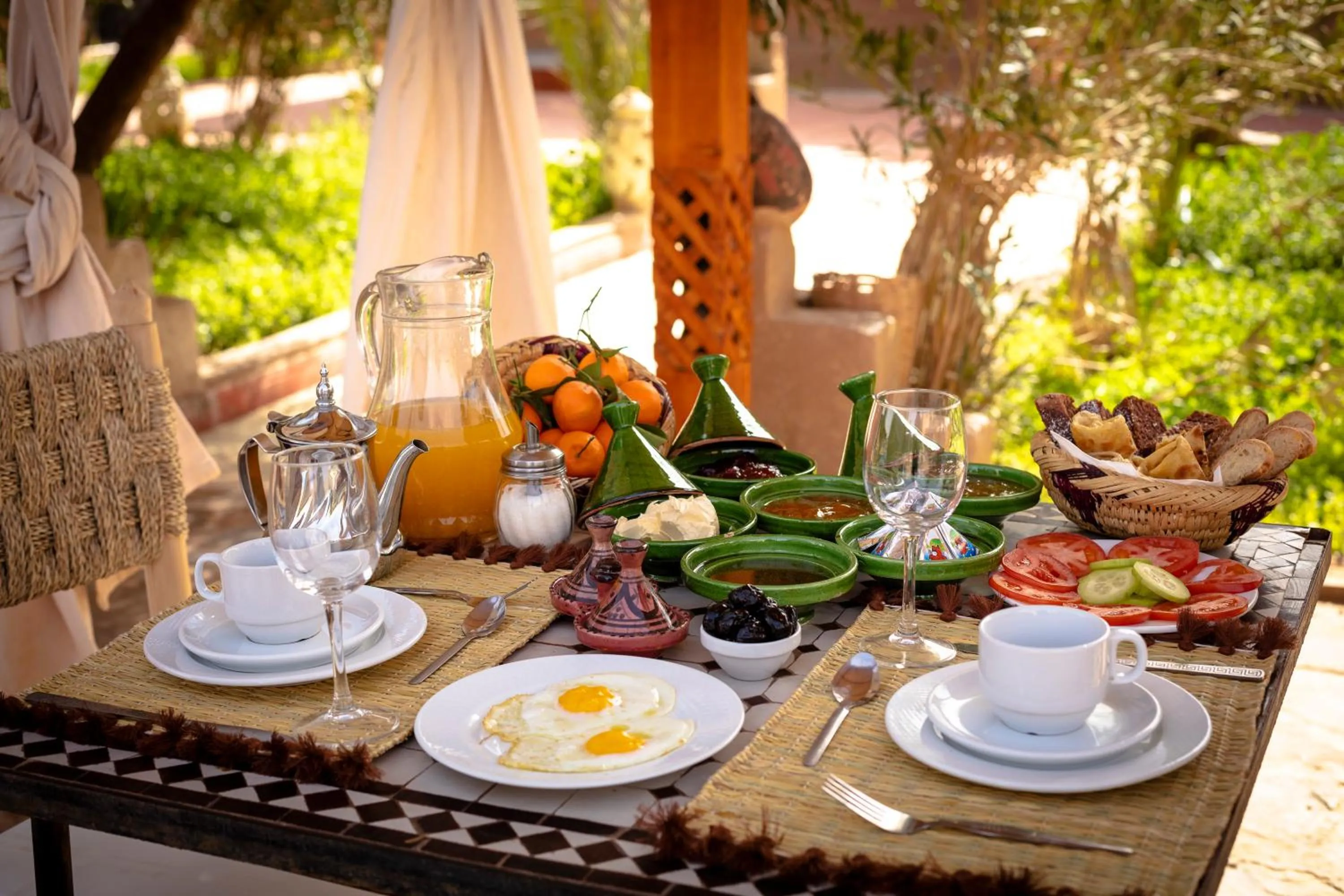 Breakfast in Hotel Kasbah Sahara Services - M'Hamid El Ghizlane