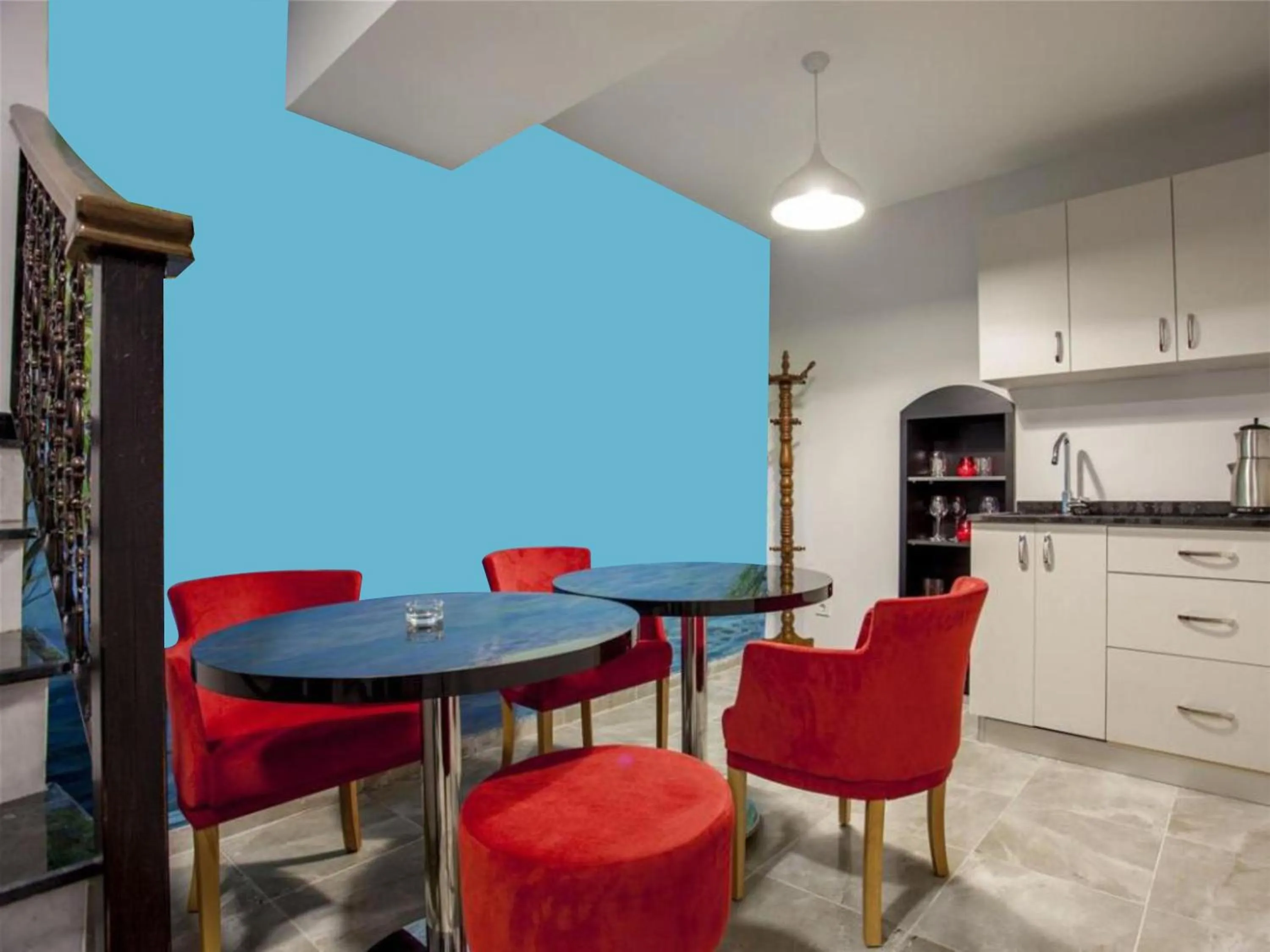 Seating area in Taksim Sem House