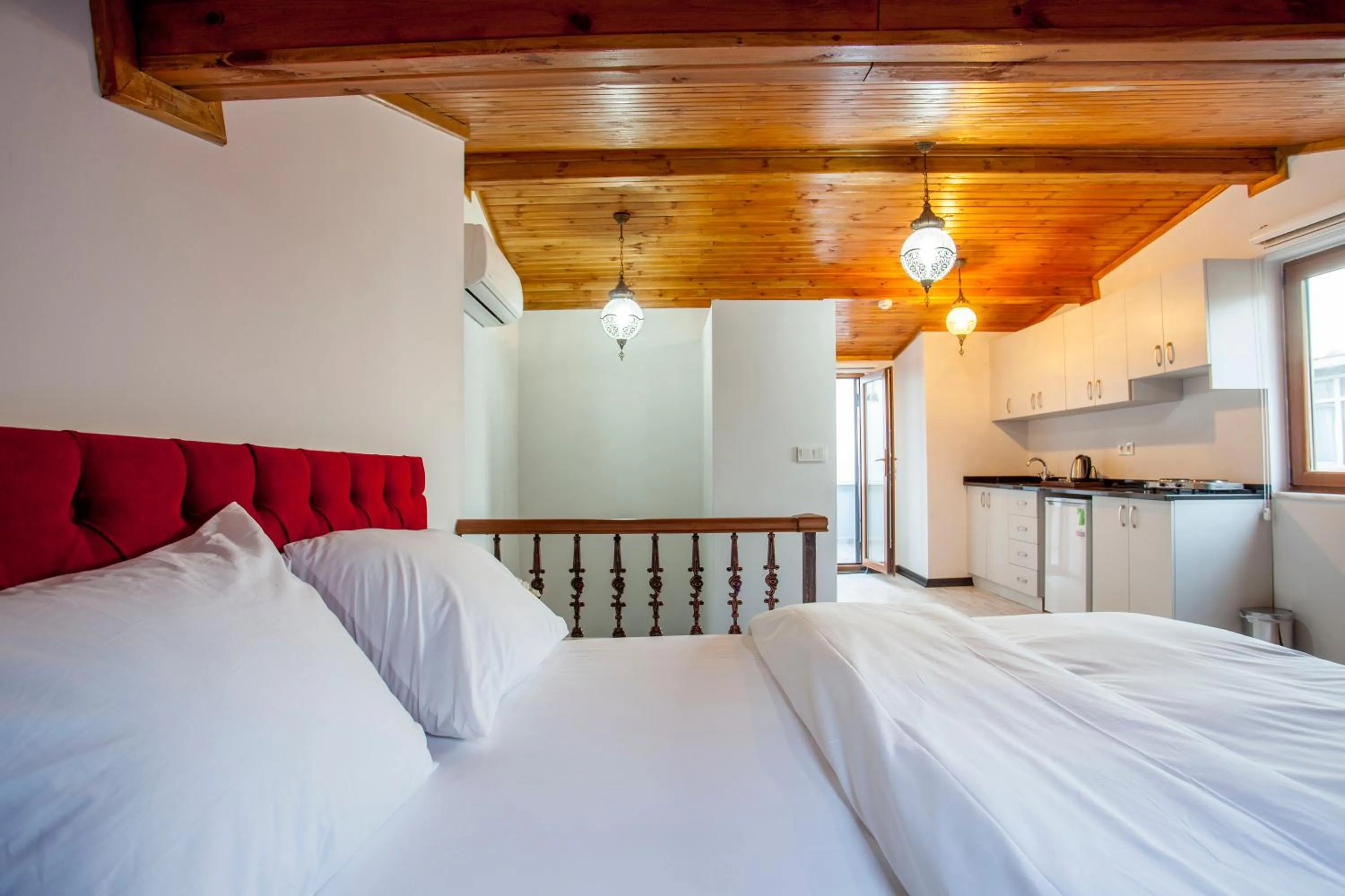 Bed in Taksim Sem House